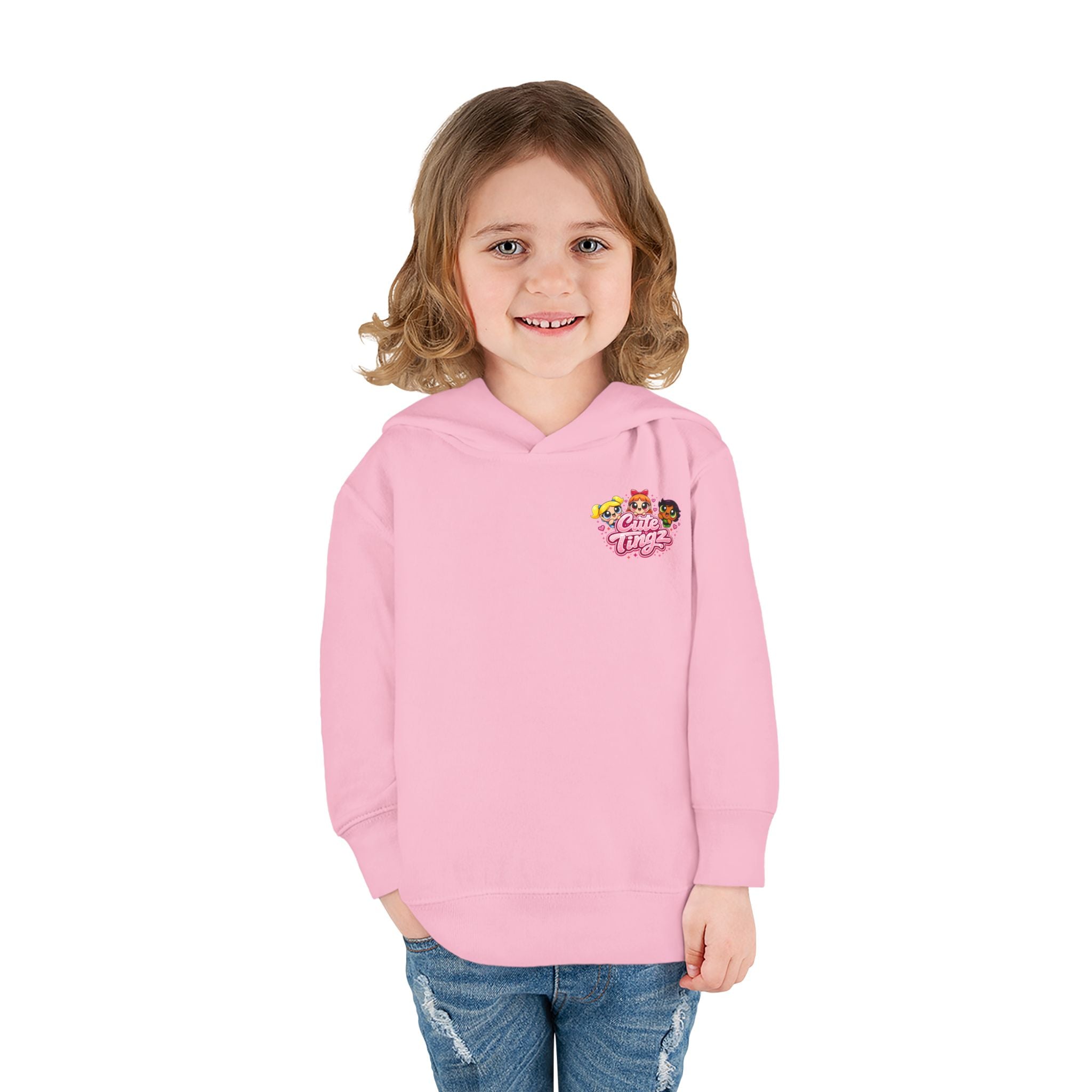 Toddler Hoodie — Cute Tingz Cartoon Girls Pullover Fleece