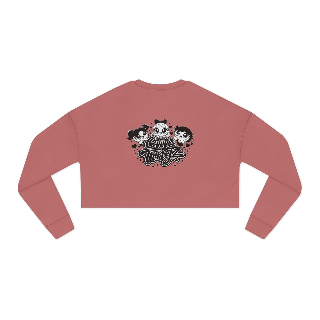 Cute Tingz Cropped Sweatshirt - Cute Kawaii Graphic