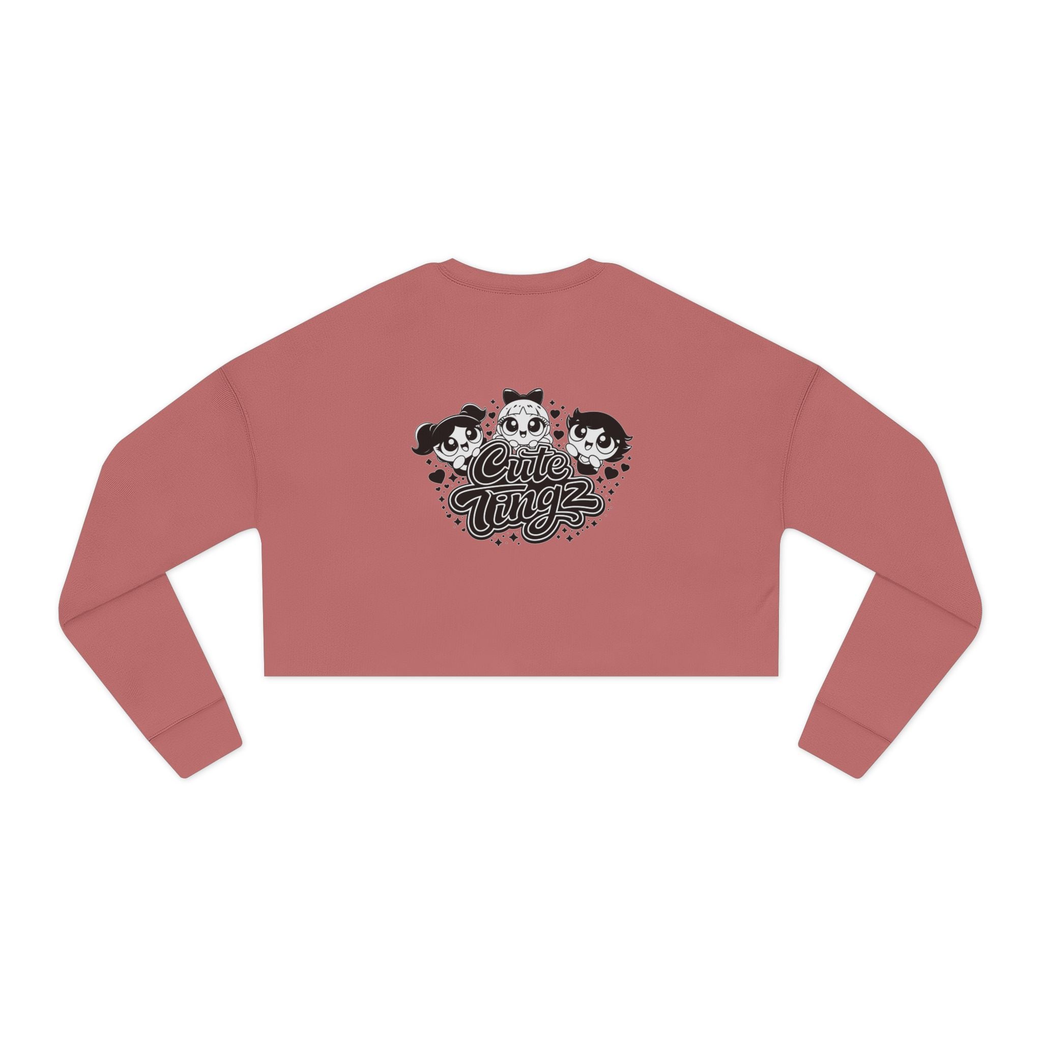 Cute Tingz Cropped Sweatshirt - Cute Kawaii Graphic
