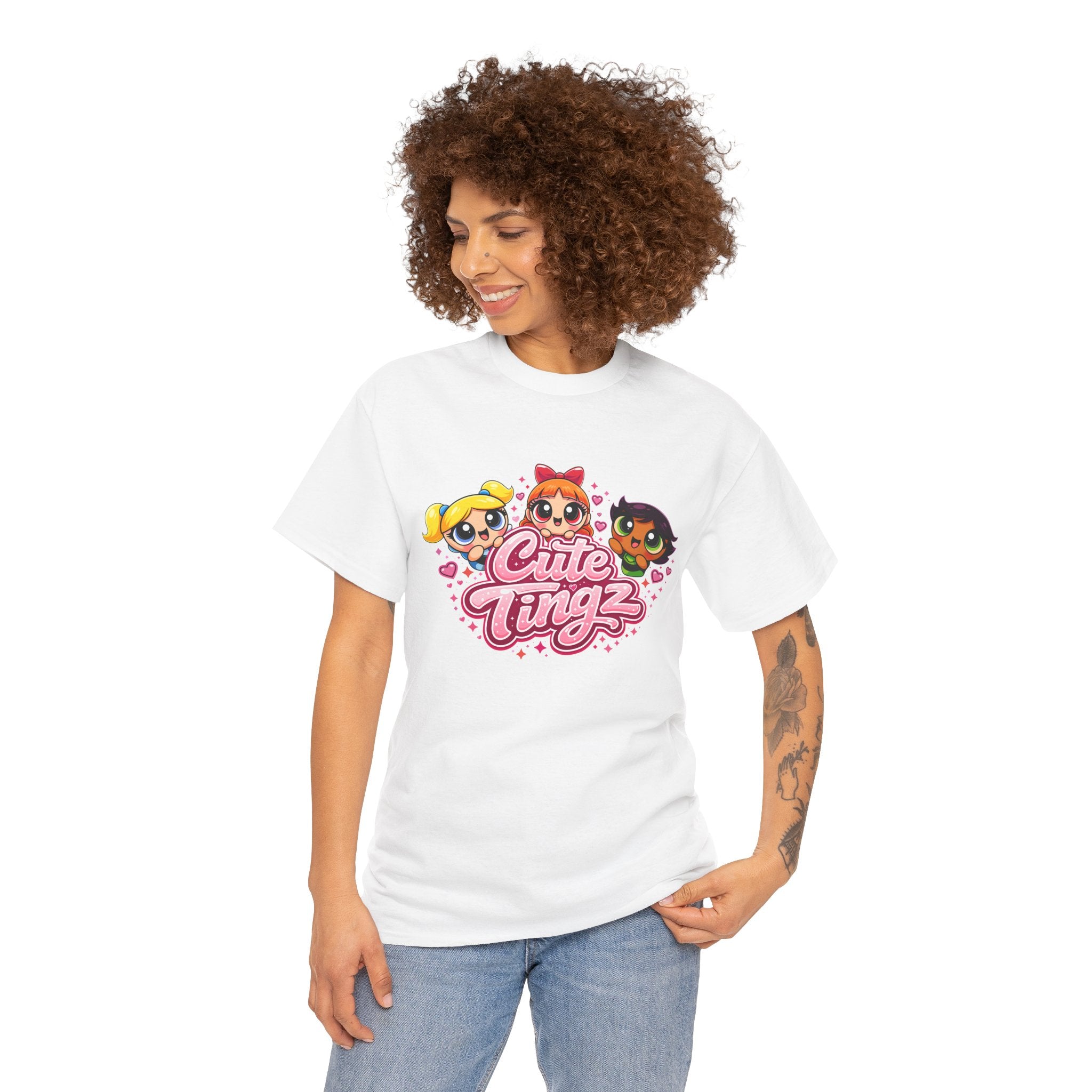 Adult Cute Tingz cartoon girls Trio T-Shirt