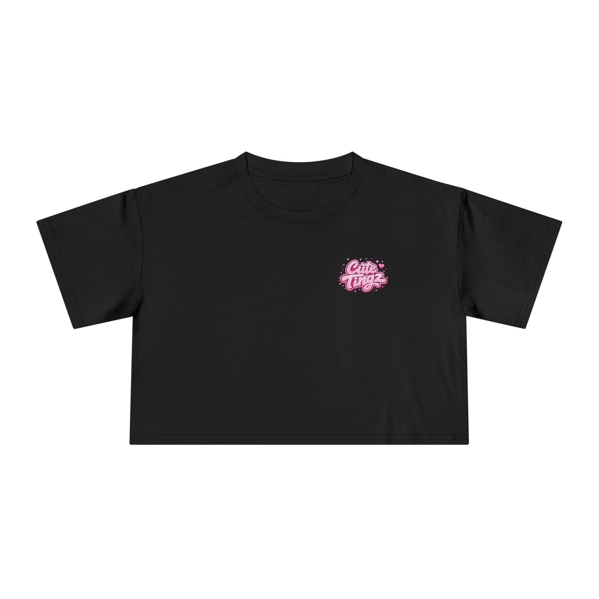 Cute Tingz graphic Retro Crop Tee