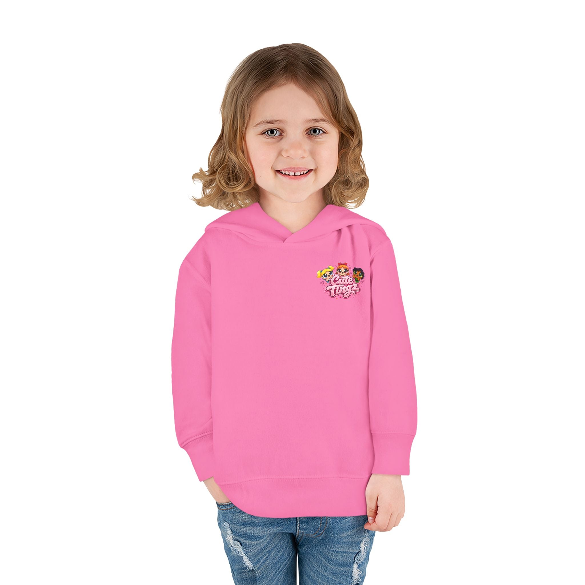 Toddler Hoodie — Cute Tingz Cartoon Girls Pullover Fleece