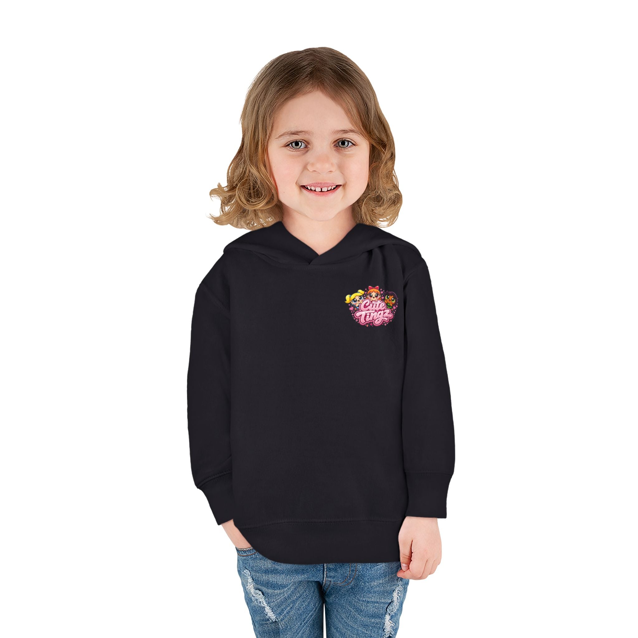 Toddler Hoodie — Cute Tingz Cartoon Girls Pullover Fleece