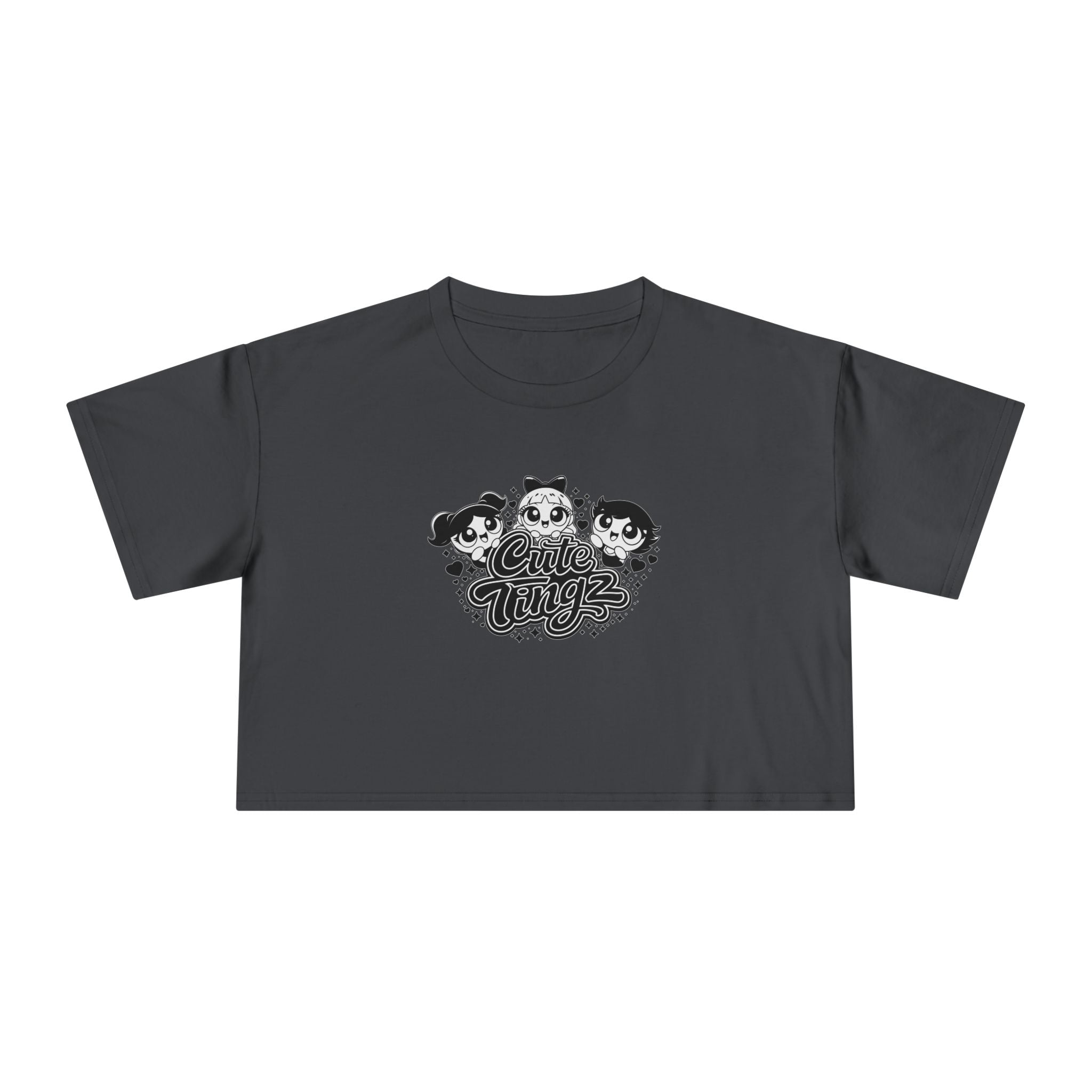 Cute Tingz graphic Crop Tee