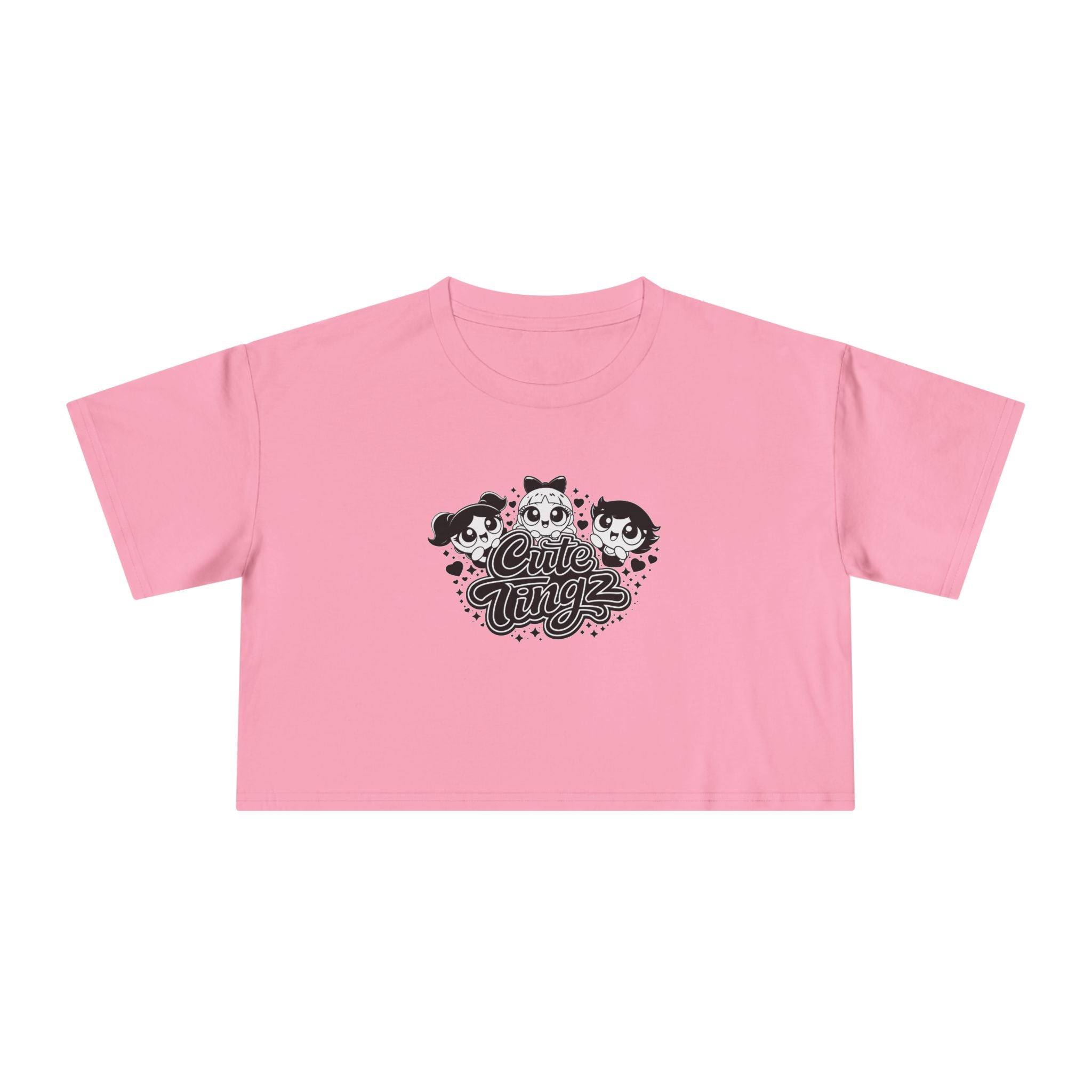 Cute Tingz graphic Crop Tee