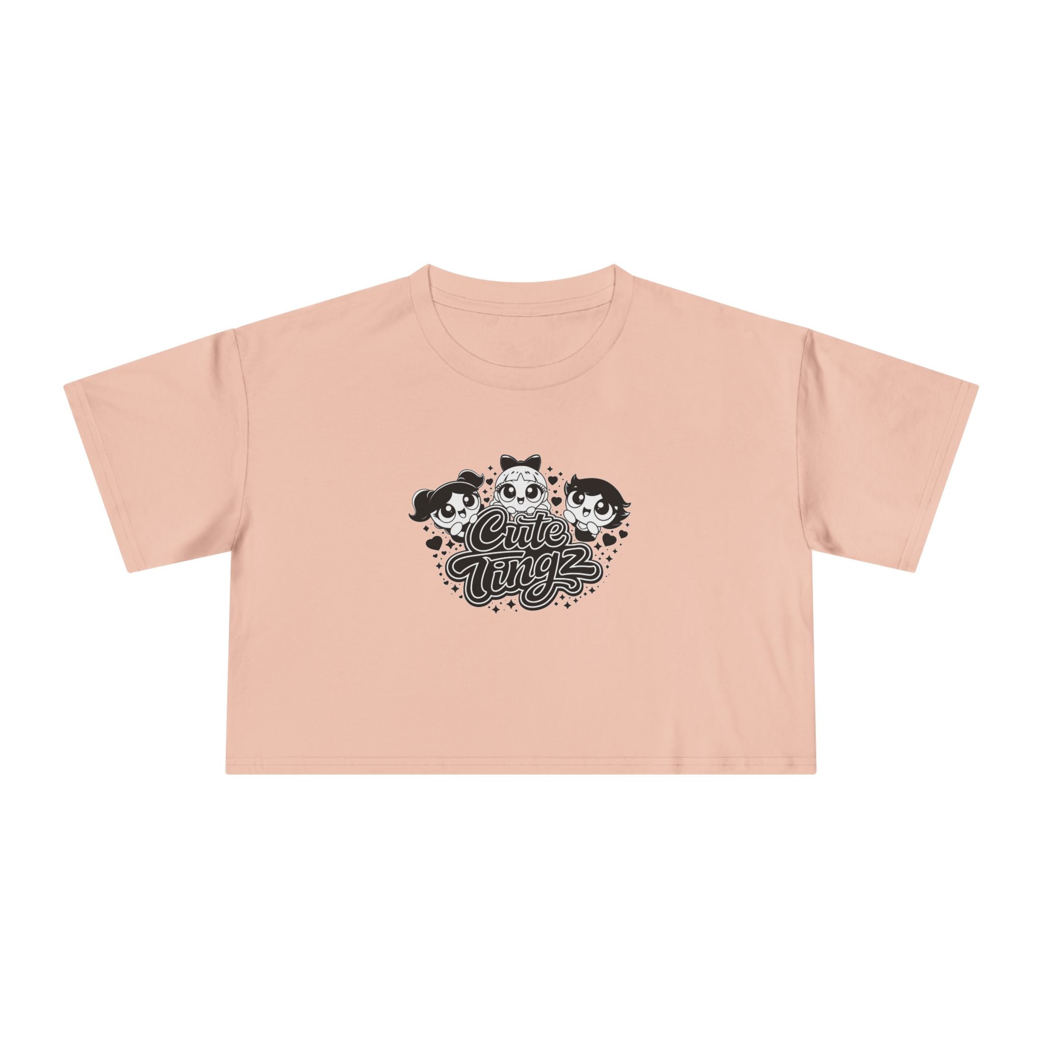 Cute Tingz graphic Crop Tee