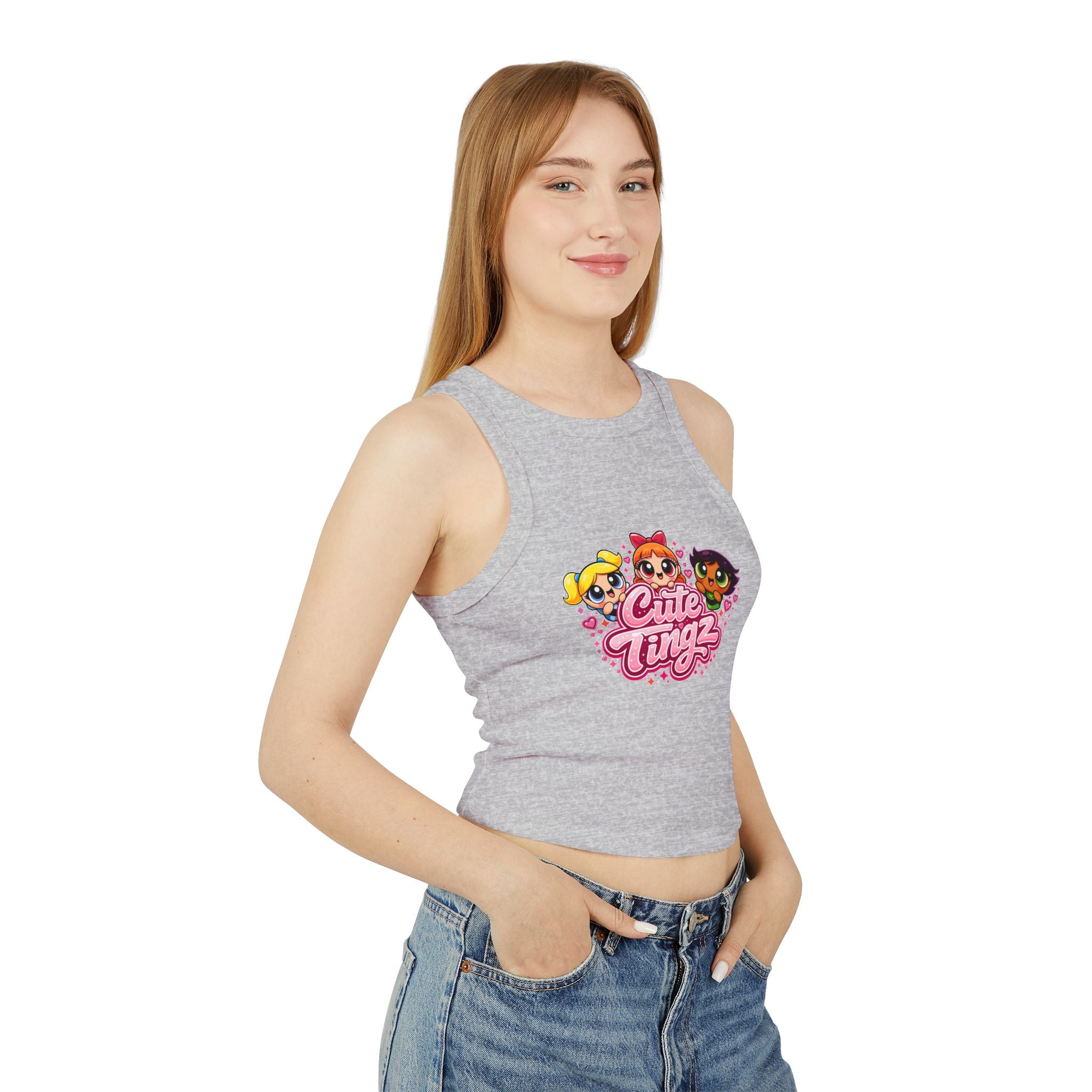 Cute Tingz kawaii Cropped Tank