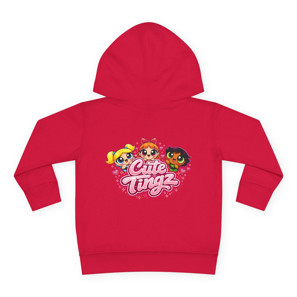 Toddler Hoodie — Cute Tingz Cartoon Girls Pullover Fleece