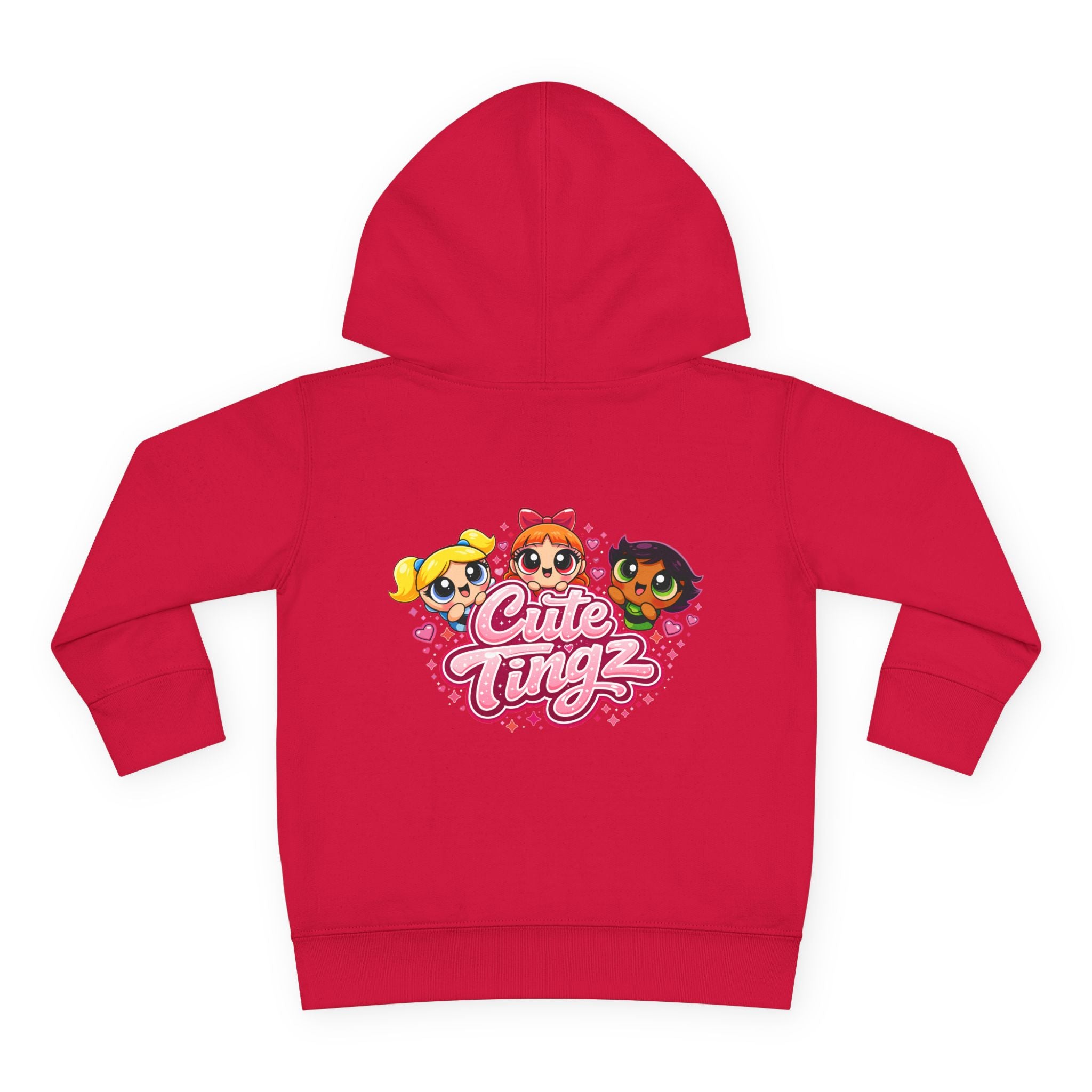 Toddler Hoodie — Cute Tingz Cartoon Girls Pullover Fleece