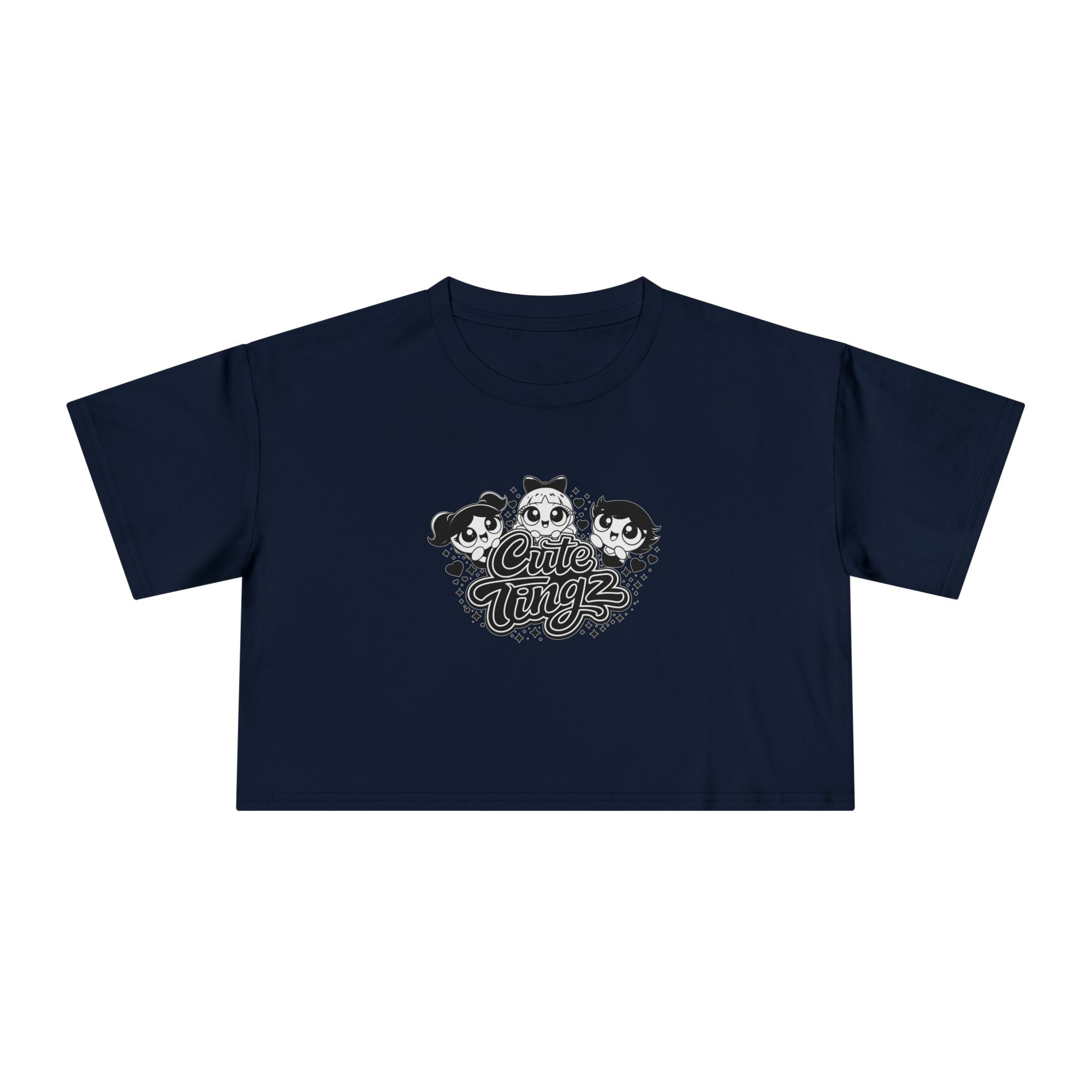 Cute Tingz graphic Crop Tee