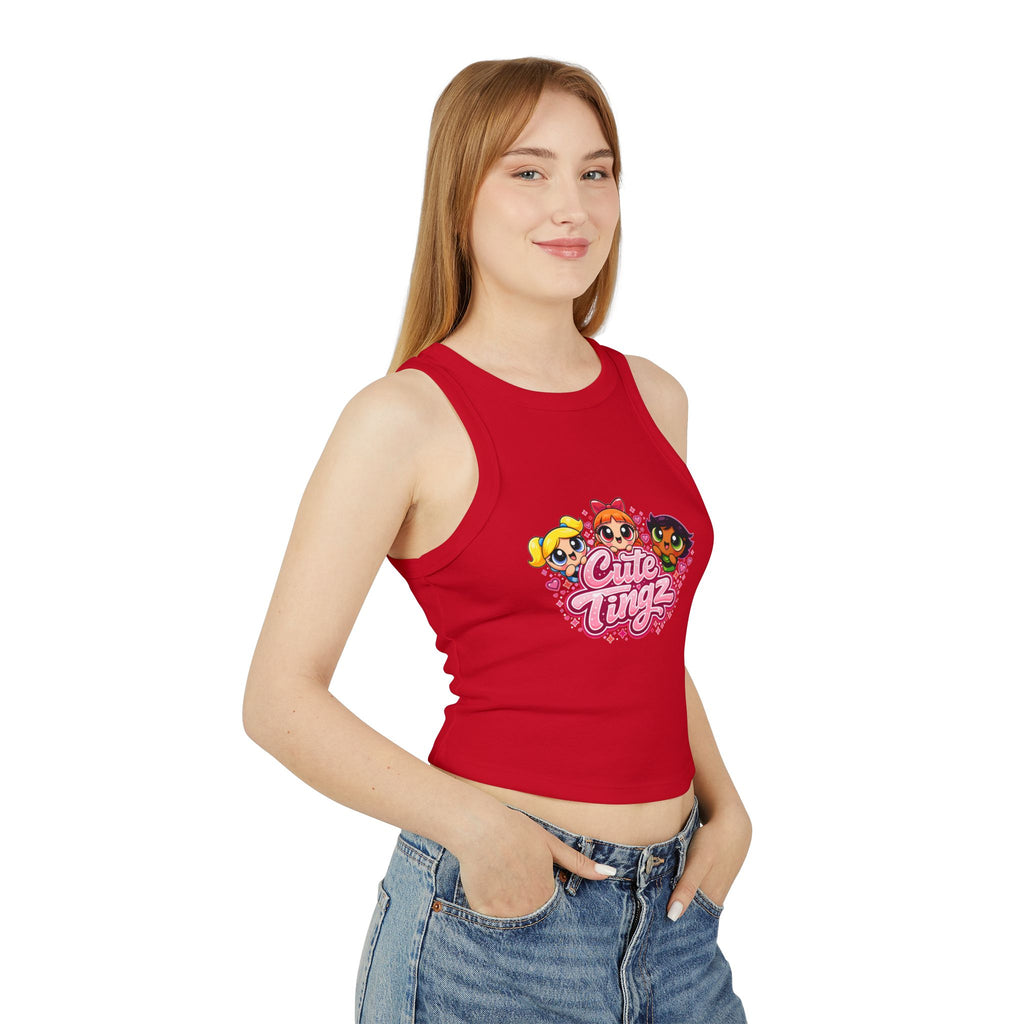 Cute Tingz kawaii Cropped Tank