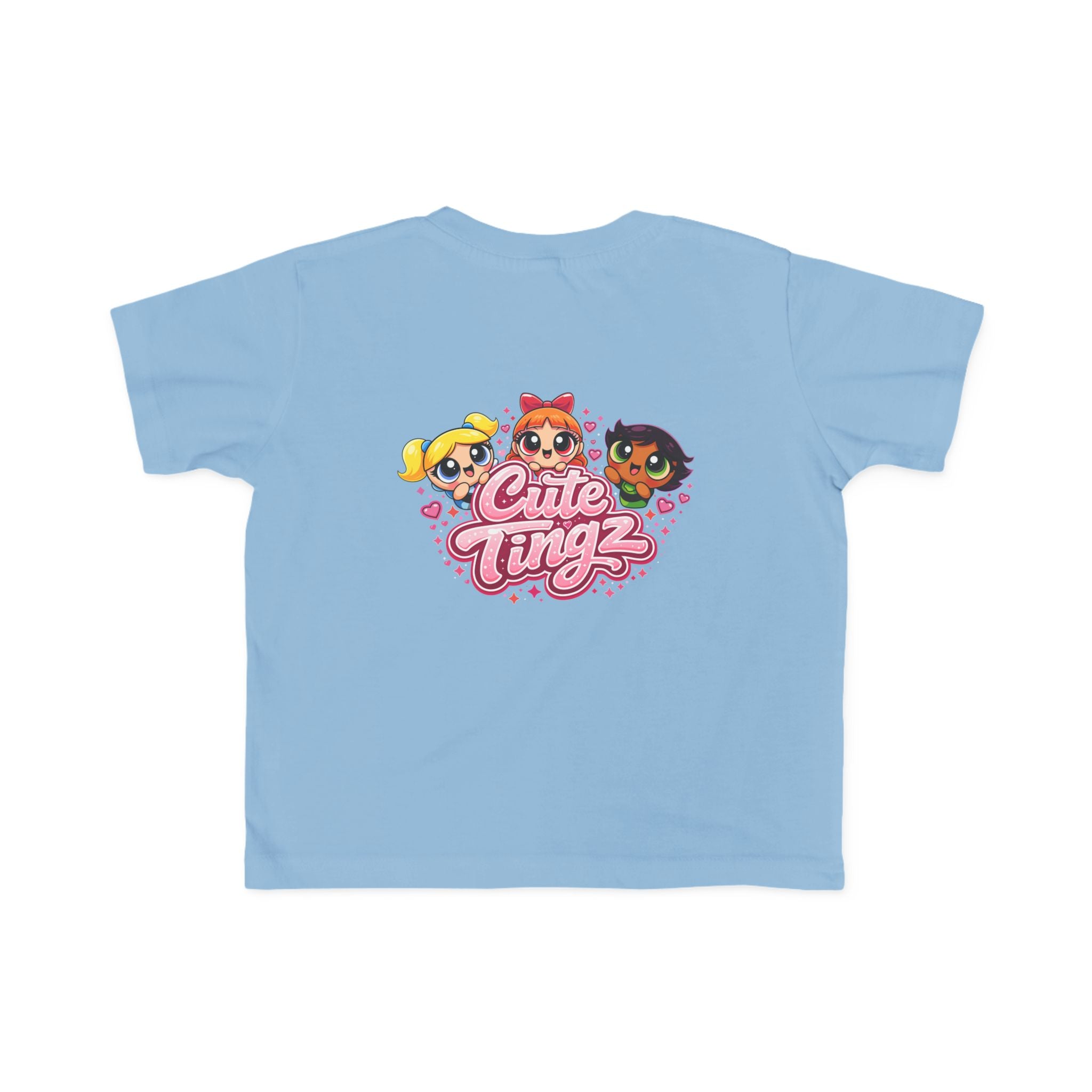 Cute Tingz Toddler Cartoon Trio Graphic Shirt