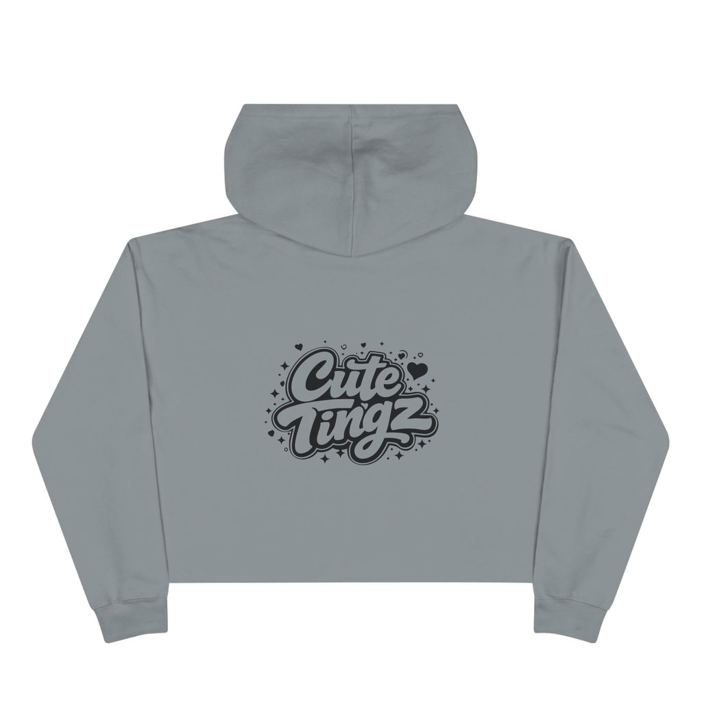 Cute Tingz Cropped Hoodie — Cute Graphic Crop Hoodie