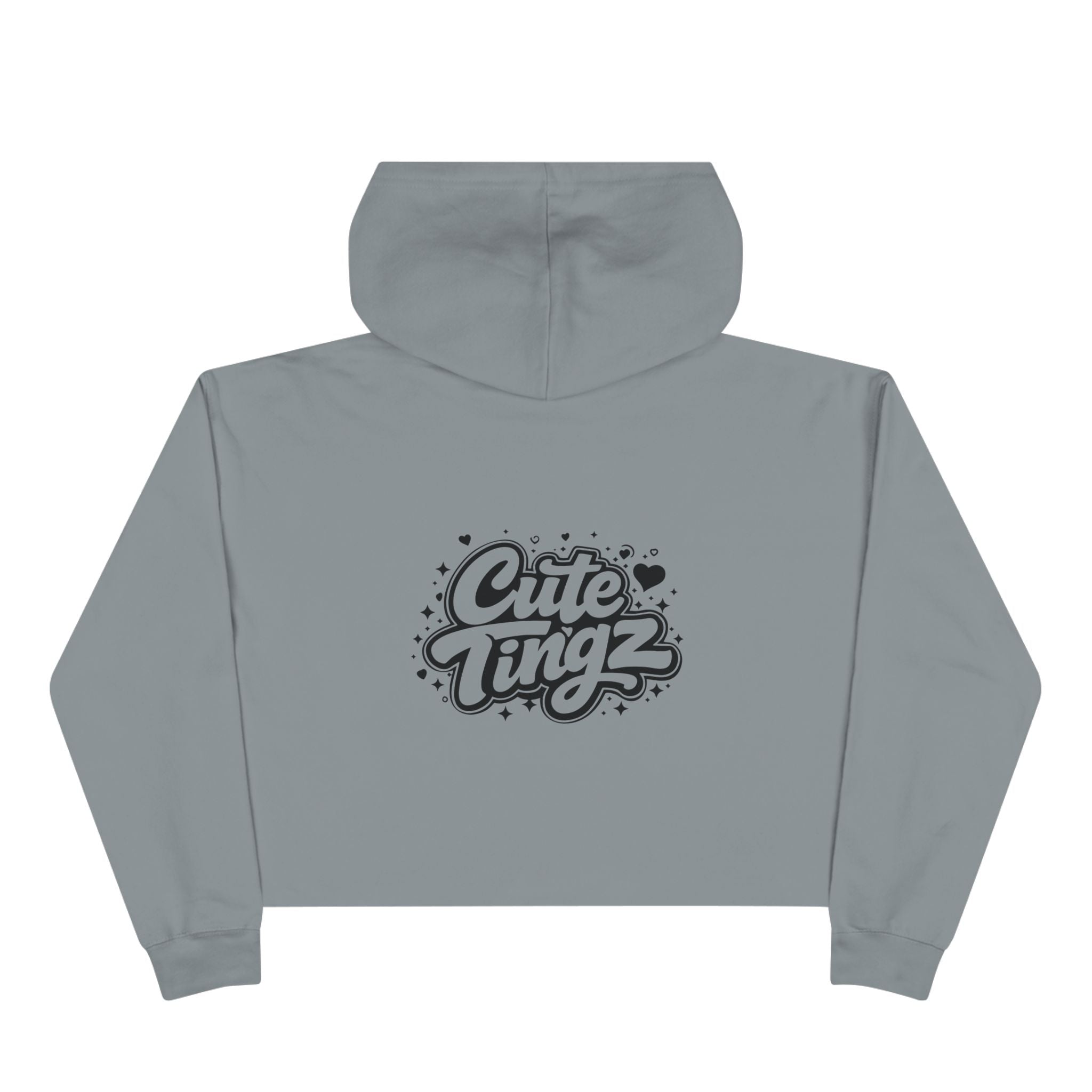 Cute Tingz Cropped Hoodie — Cute Graphic Crop Hoodie