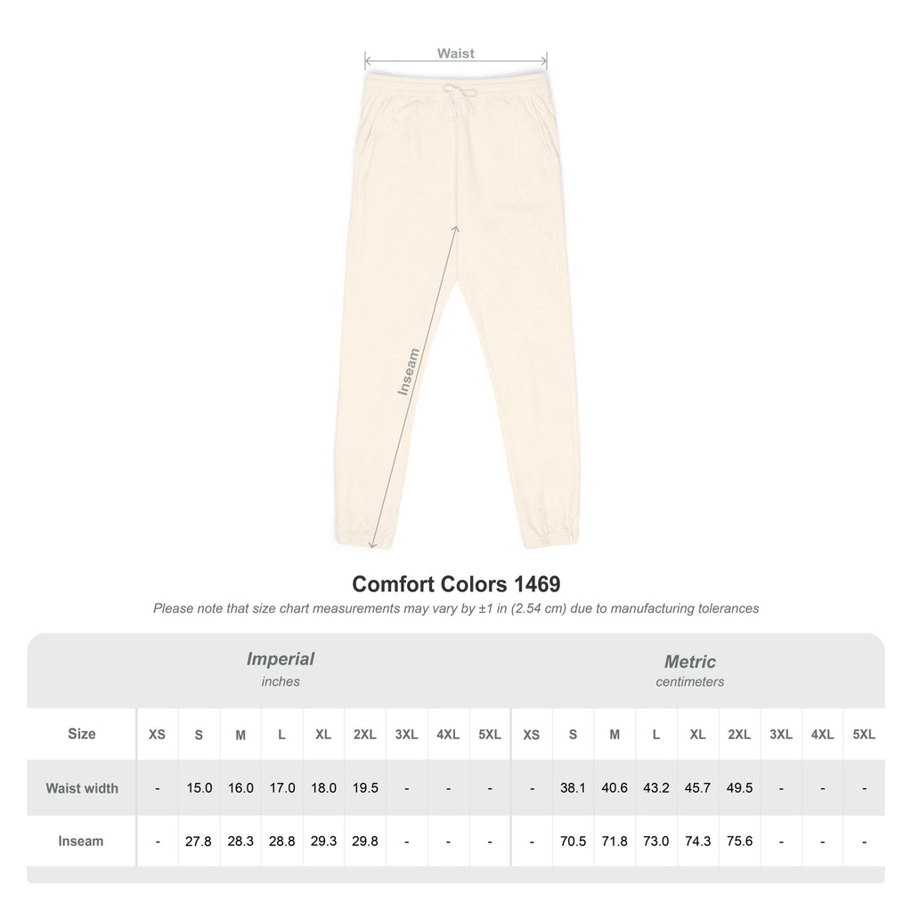 Unisex Sarcasm University  Sweatpants — Minimal Embroidered Logo Fleece Joggers