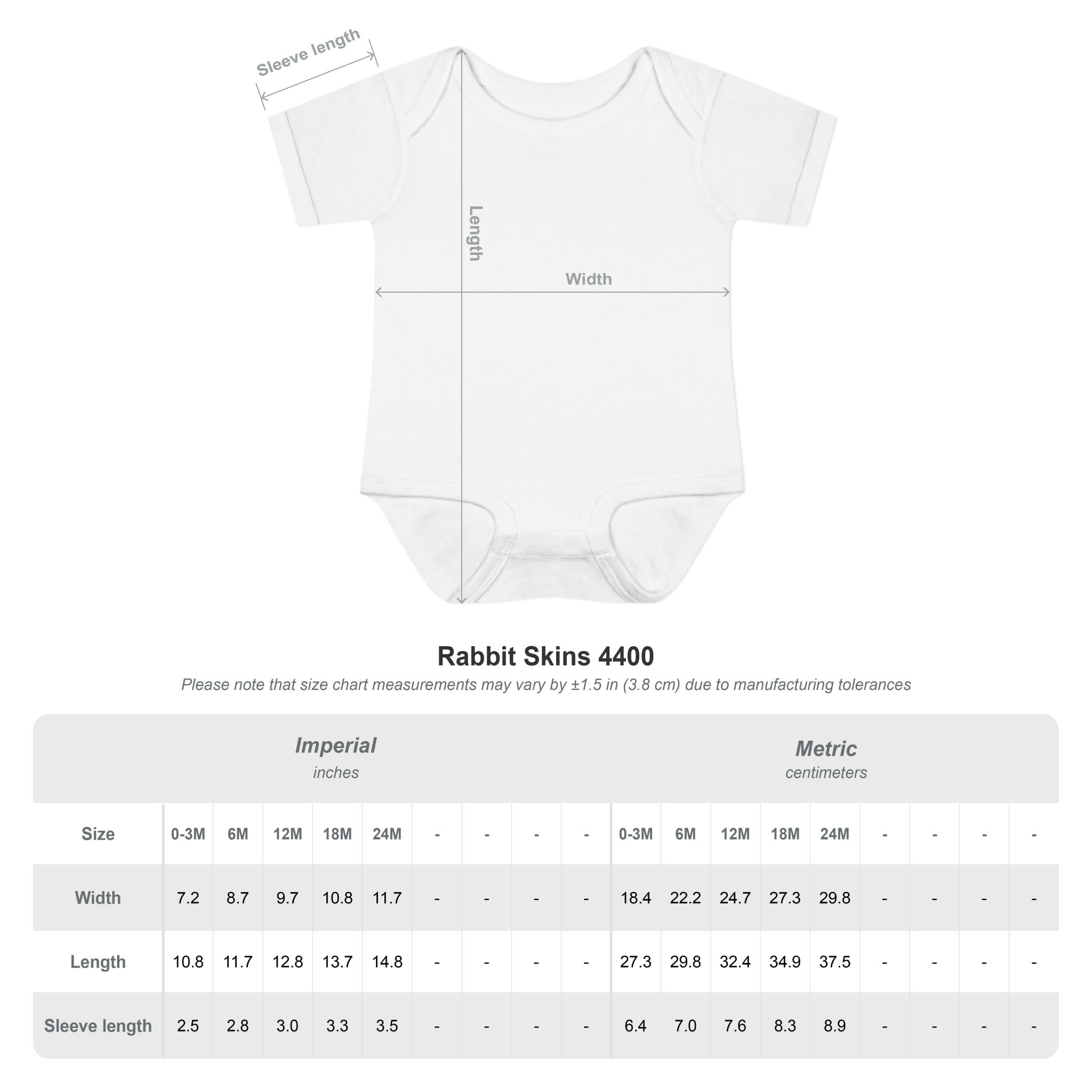 Cute Tingz Infant Bodysuit — Baby Rib One-Piece