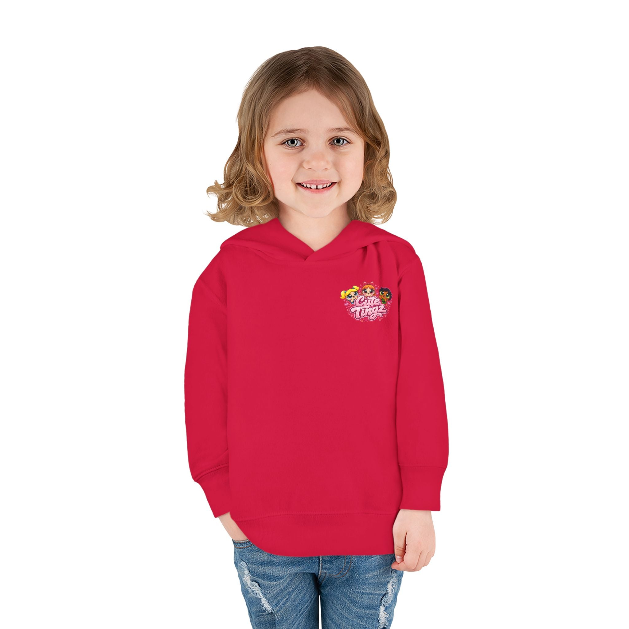 Toddler Hoodie — Cute Tingz Cartoon Girls Pullover Fleece