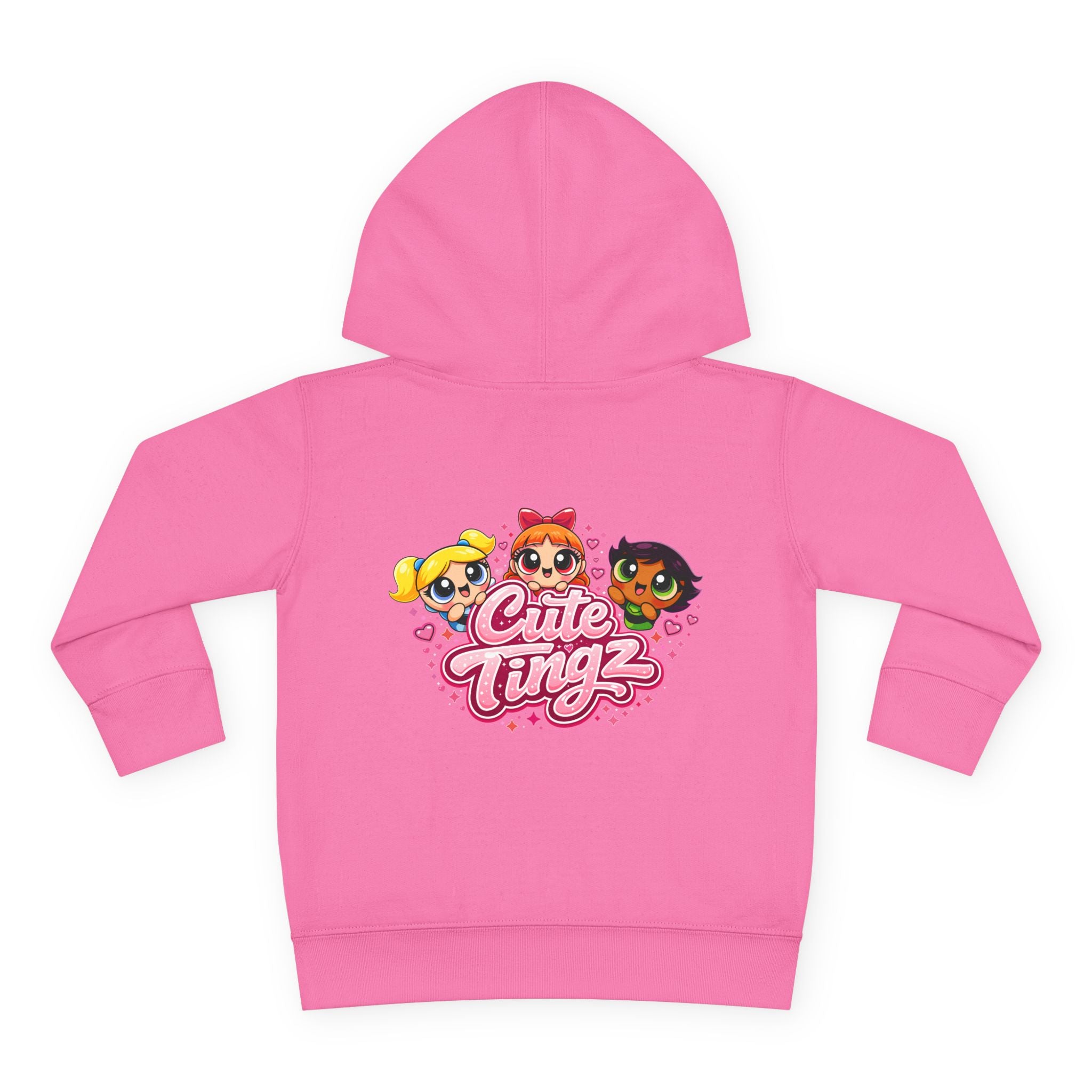 Toddler Hoodie — Cute Tingz Cartoon Girls Pullover Fleece
