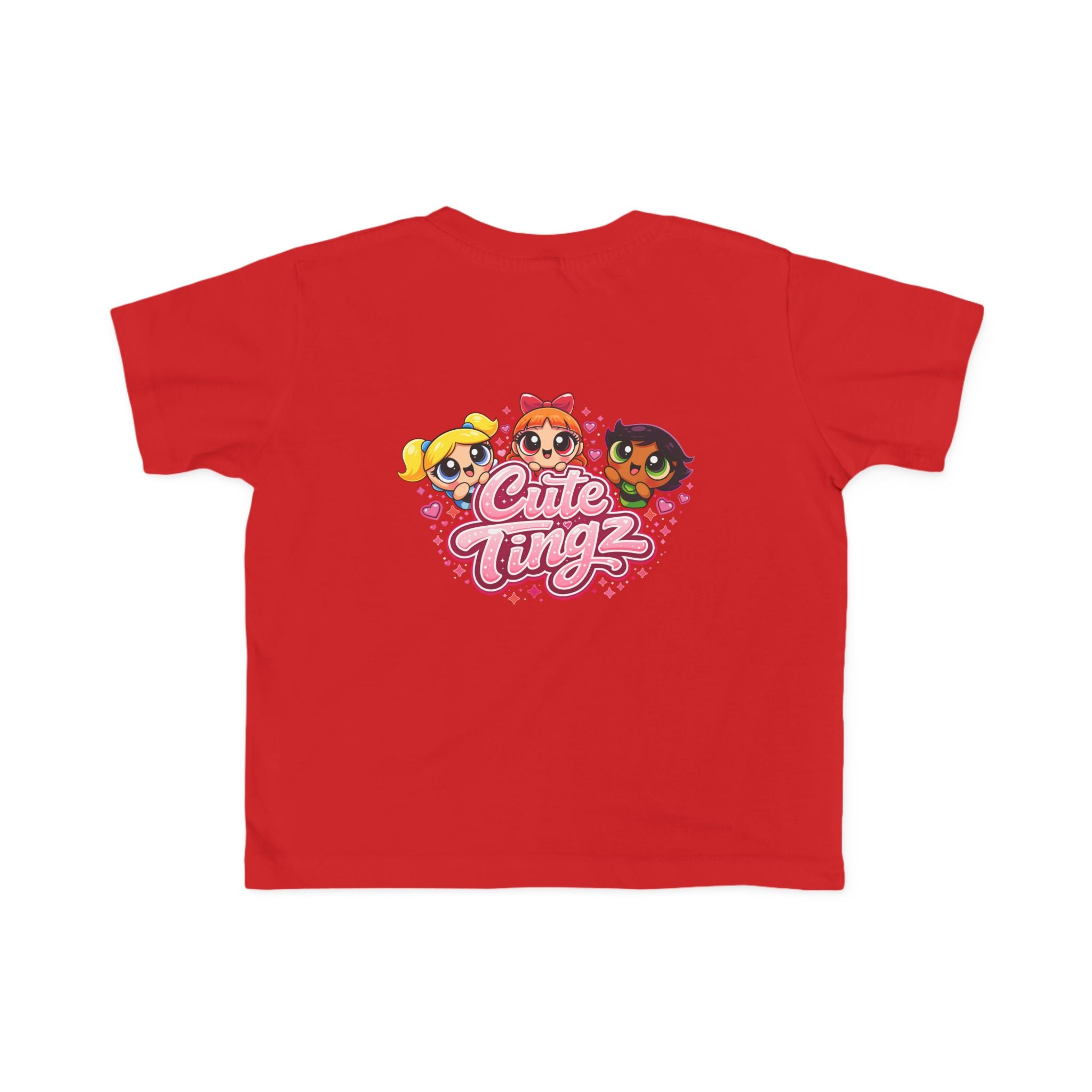 Cute Tingz Toddler Cartoon Trio Graphic Shirt