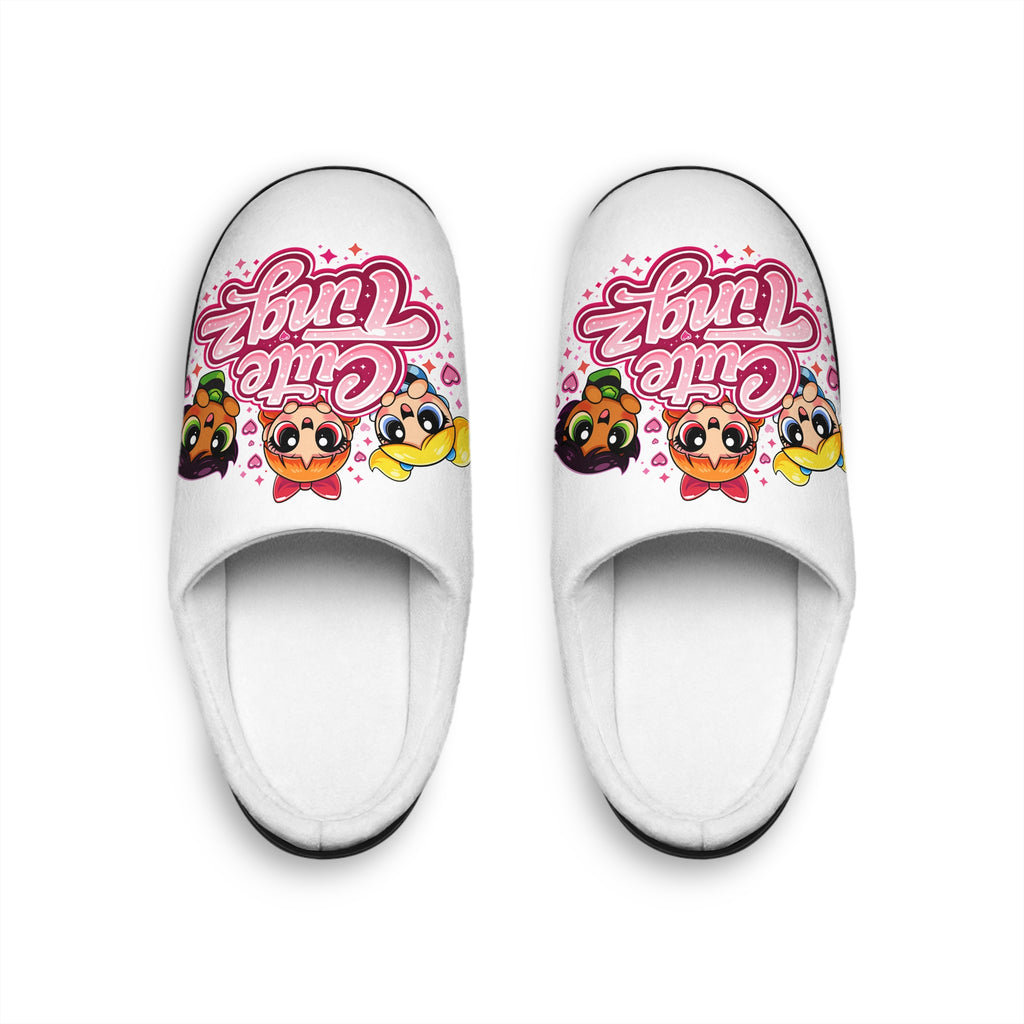 Cute Tingz Cartoon Girls Indoor Slip-On Slippers