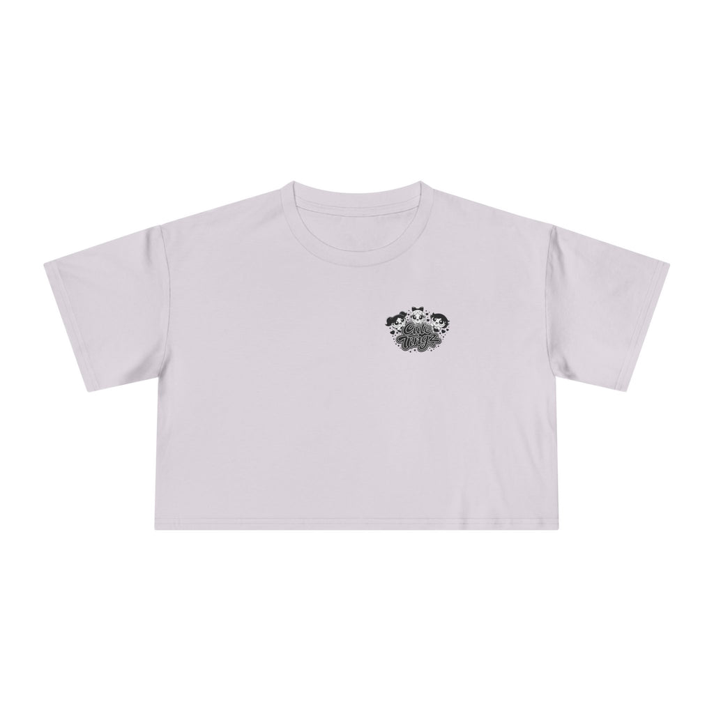 Cute Tingz Trio graphic Retro Crop Tee