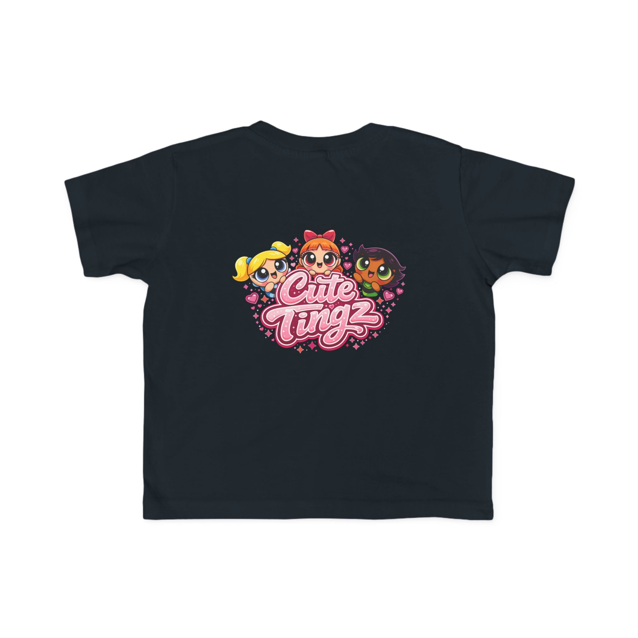 Cute Tingz Toddler Cartoon Trio Graphic Shirt