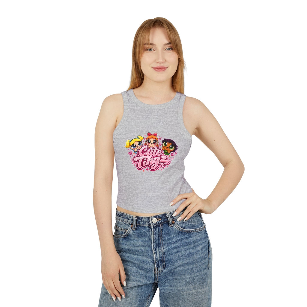Cute Tingz kawaii Cropped Tank