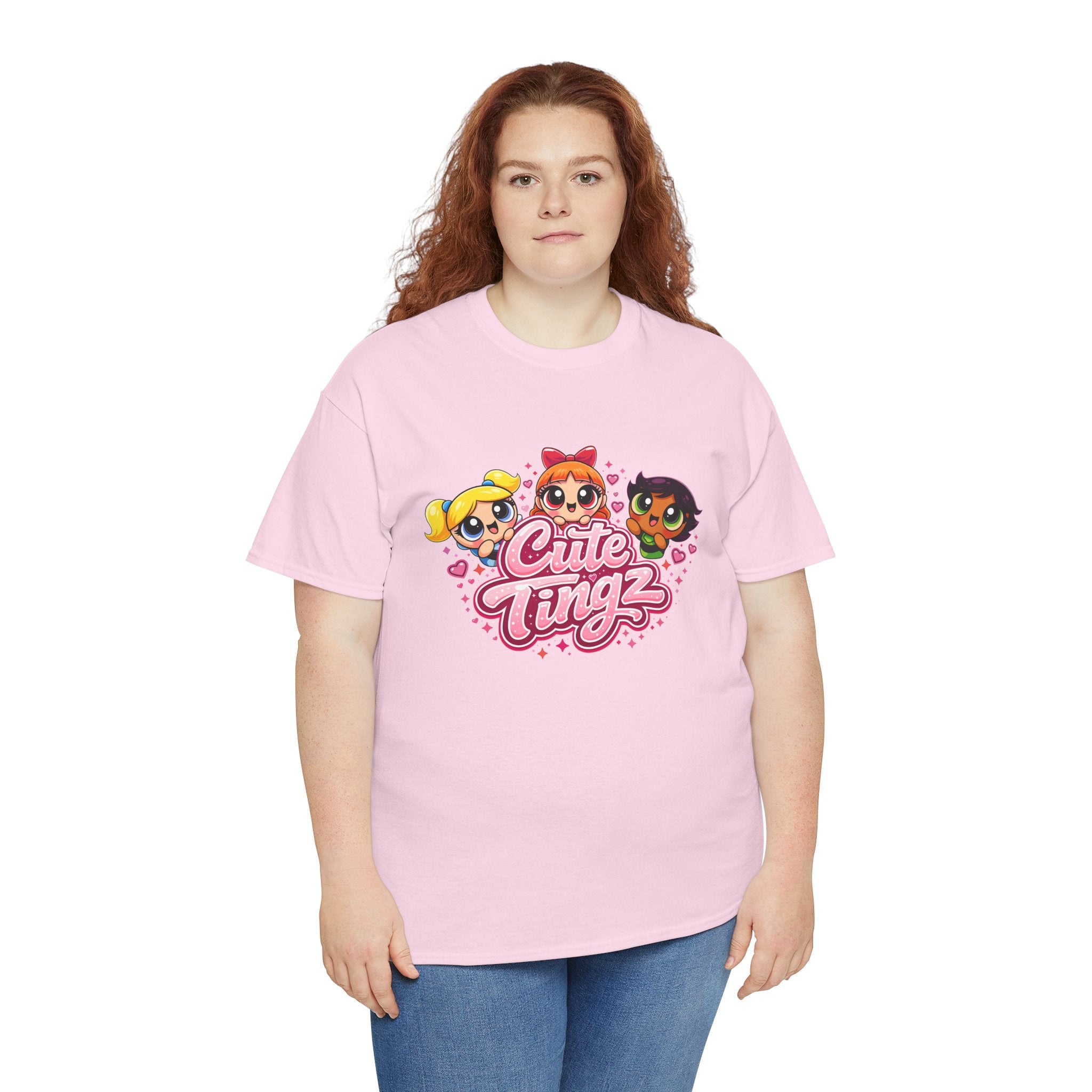 Adult Cute Tingz cartoon girls Trio T-Shirt