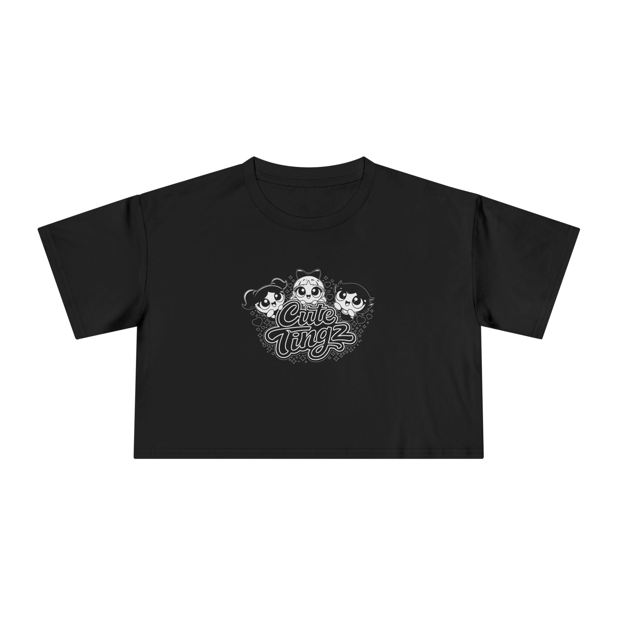 Cute Tingz graphic Crop Tee