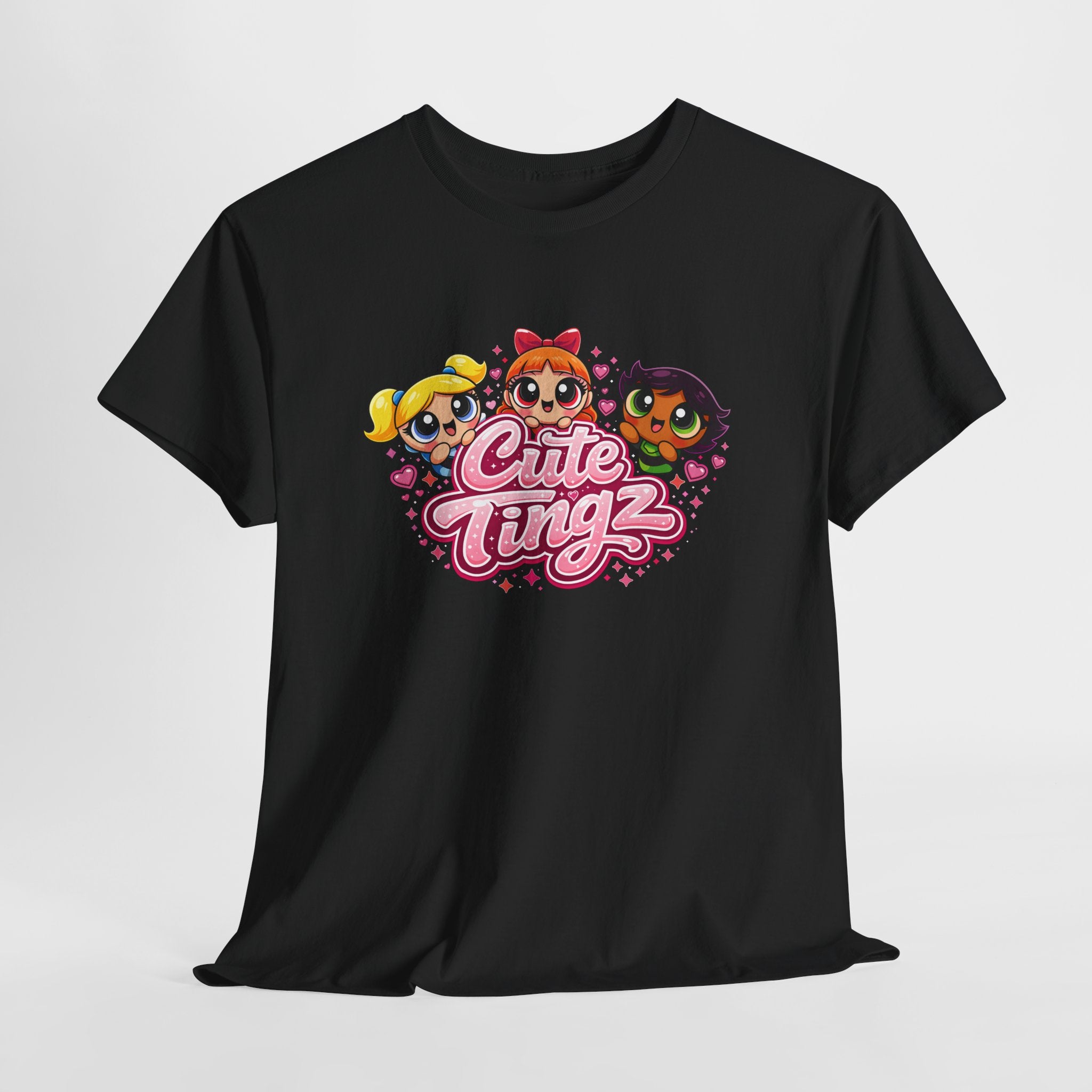 Adult Cute Tingz cartoon girls Trio T-Shirt