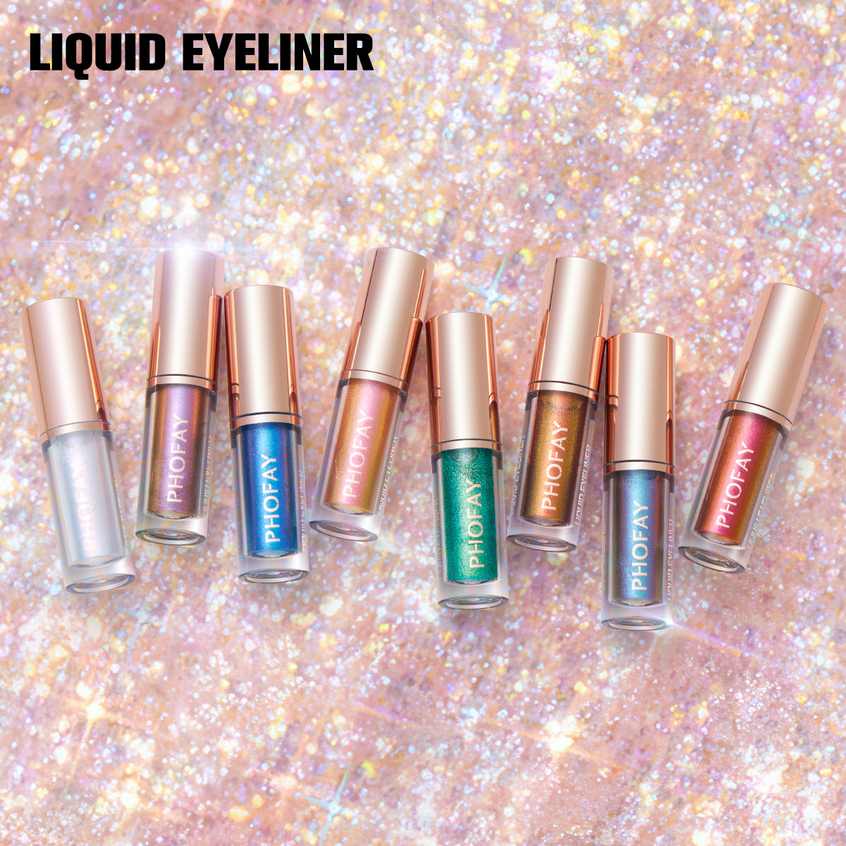Liquid Glitter Eyeliner Set ✨ (Waterproof, Long-Lasting Shine