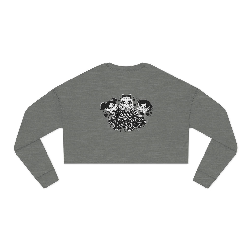 Cute Tingz Cropped Sweatshirt - Cute Kawaii Graphic