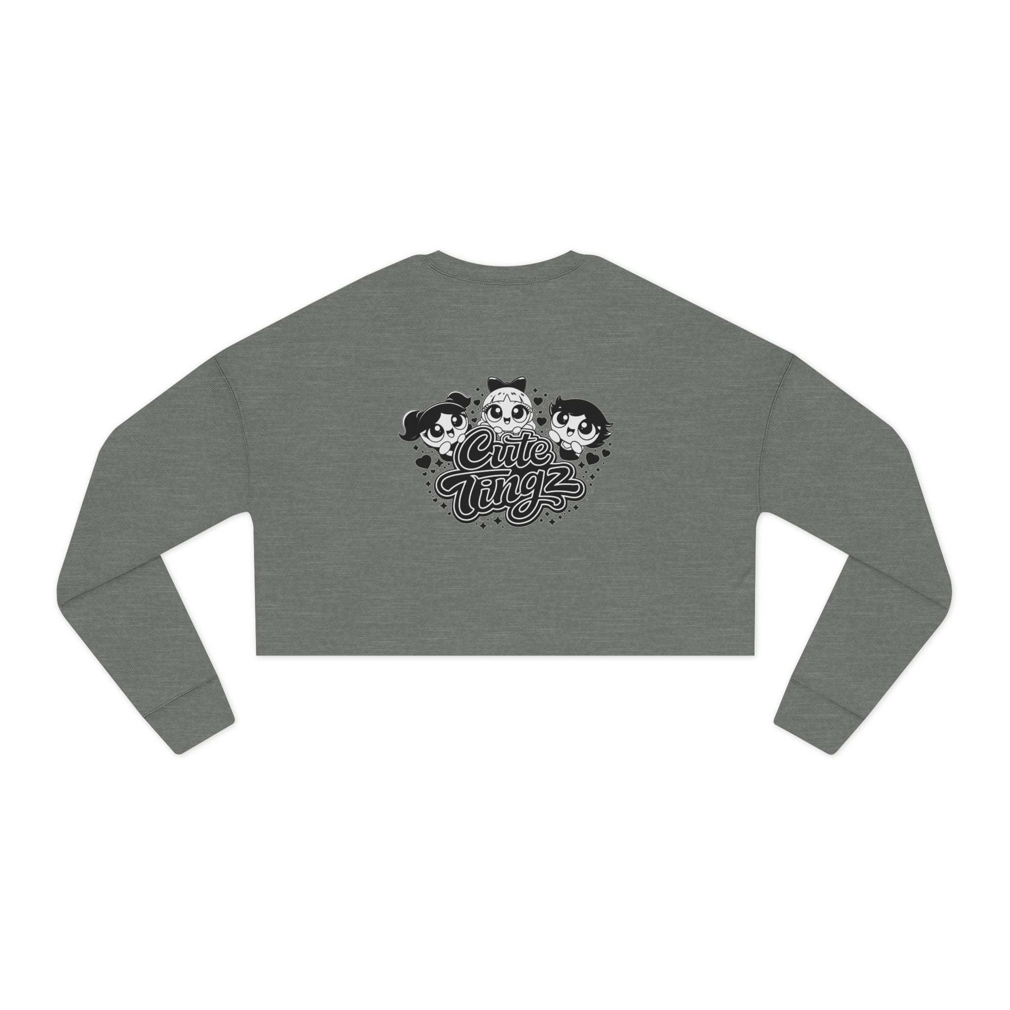 Cute Tingz Cropped Sweatshirt - Cute Kawaii Graphic