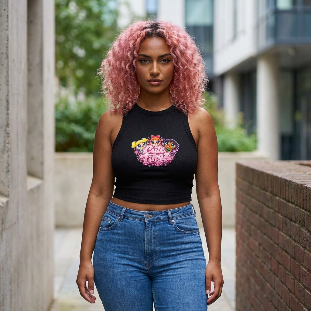 Cute Tingz kawaii Cropped Tank