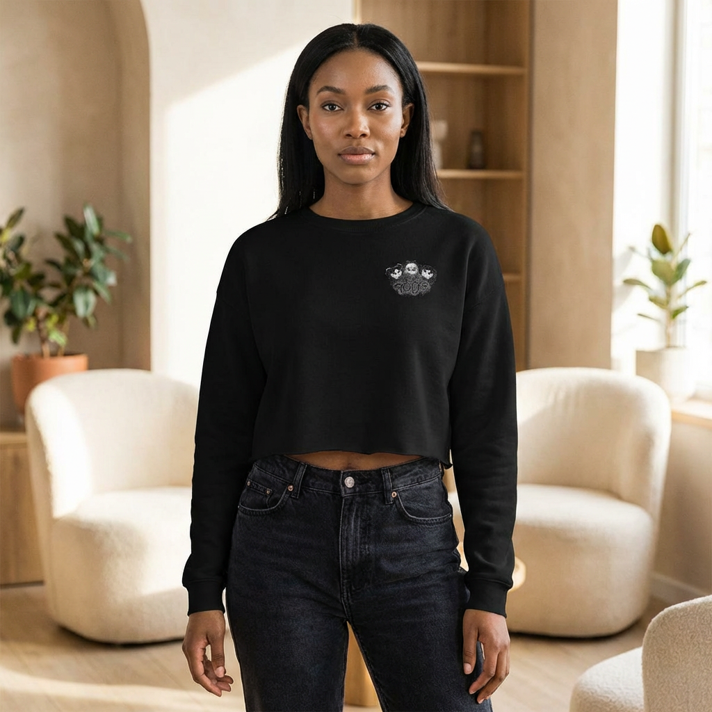 Cute Tingz Cropped Sweatshirt - Cute Kawaii Graphic