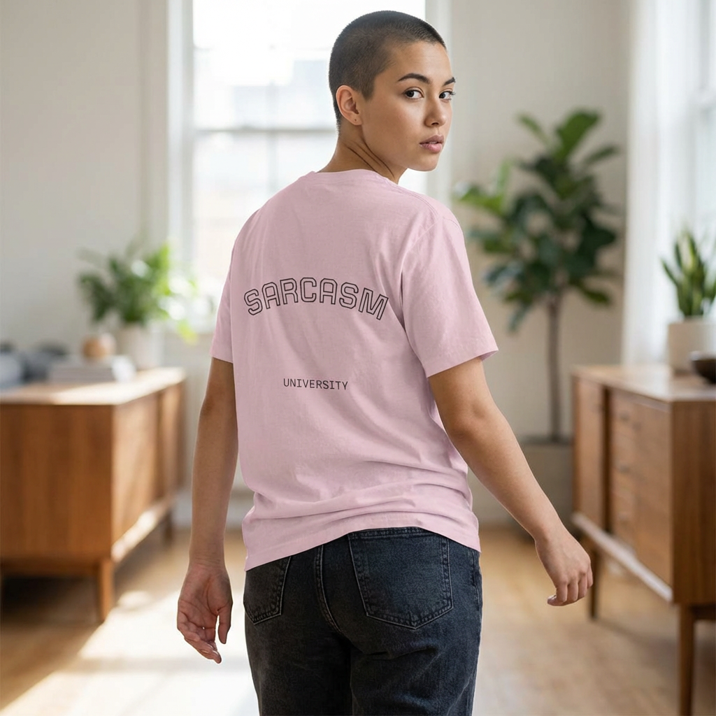 Unisex Sarcasm University Midweight T-Shirt