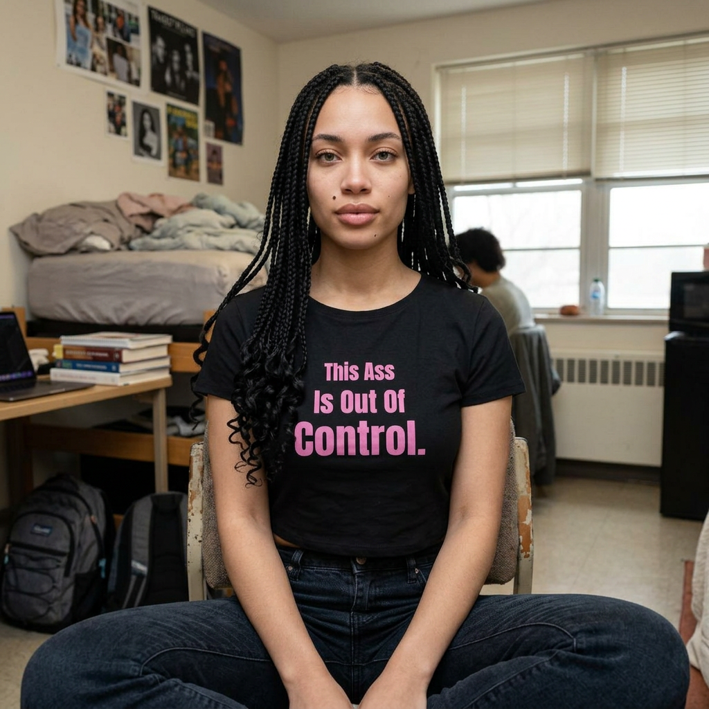 This Ass Is Out of Control Cropped Tee