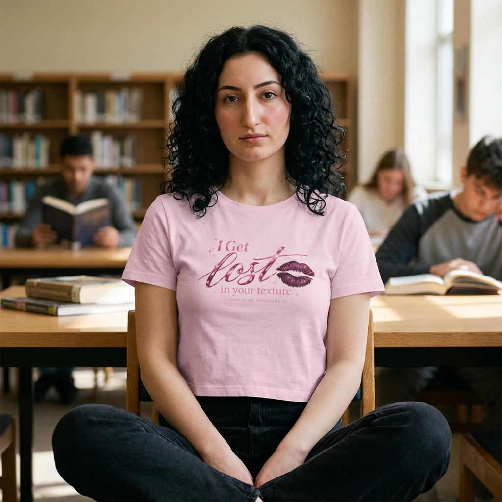 I Get Lost In Your Texture Graphic Baby Tee