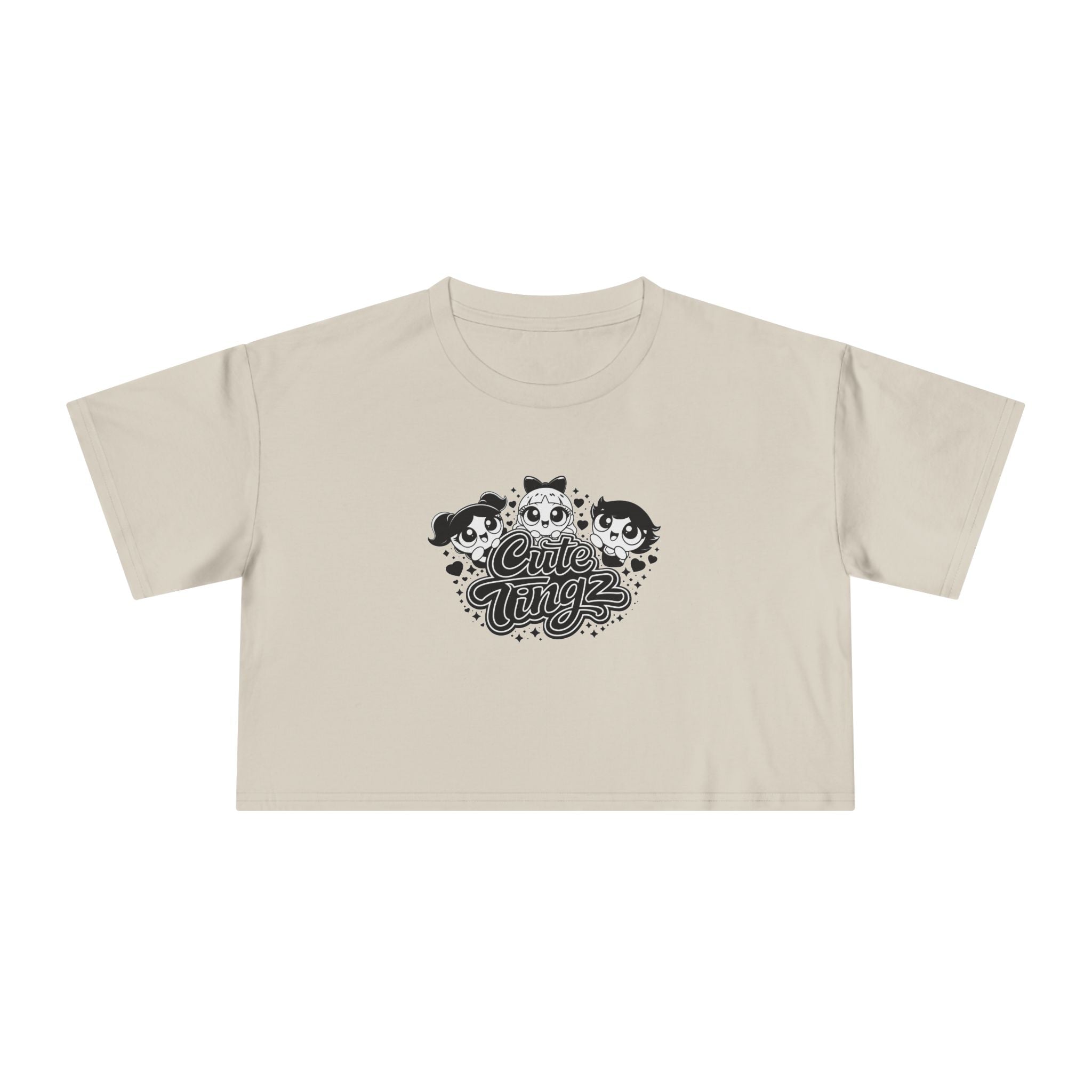 Cute Tingz graphic Crop Tee