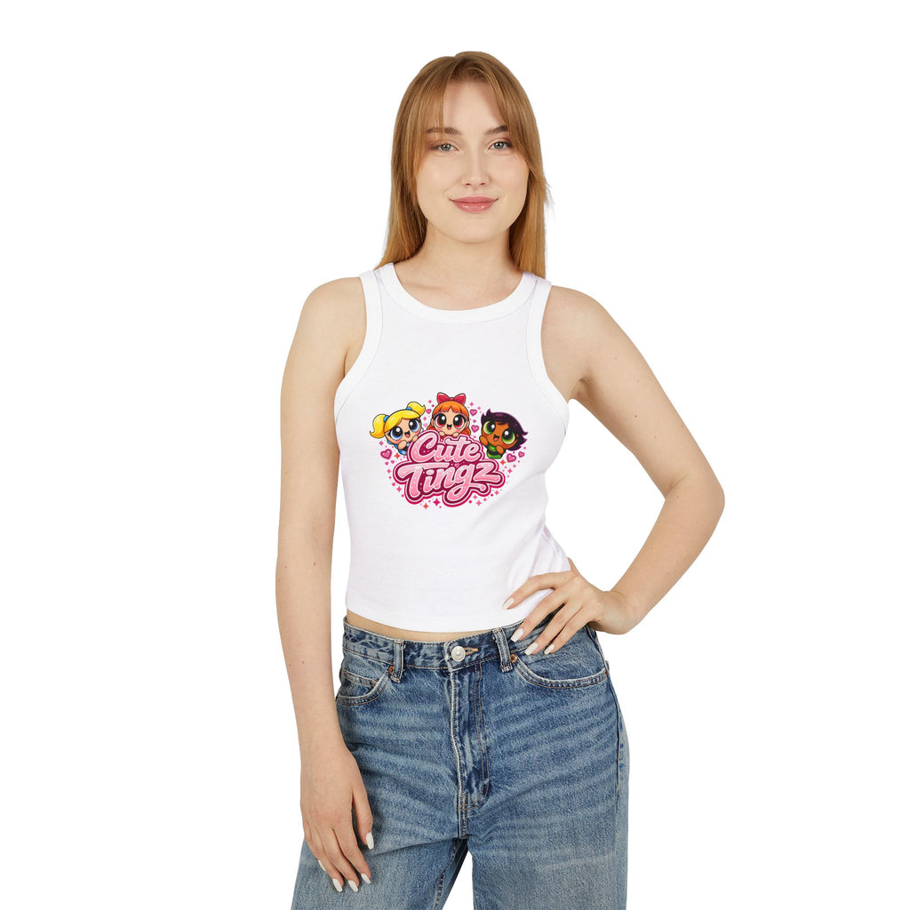 Cute Tingz kawaii Cropped Tank