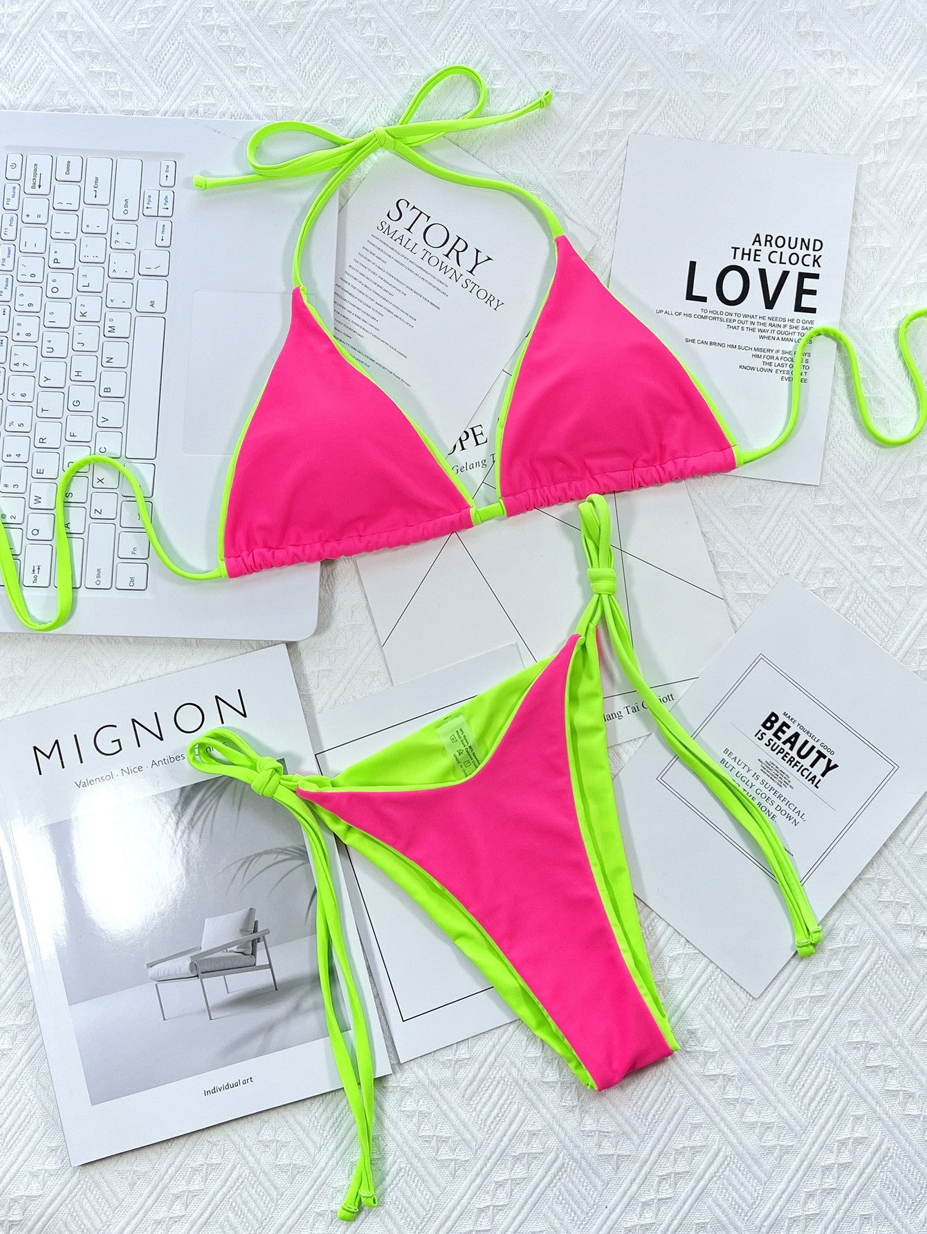 Neon Trim Bikini