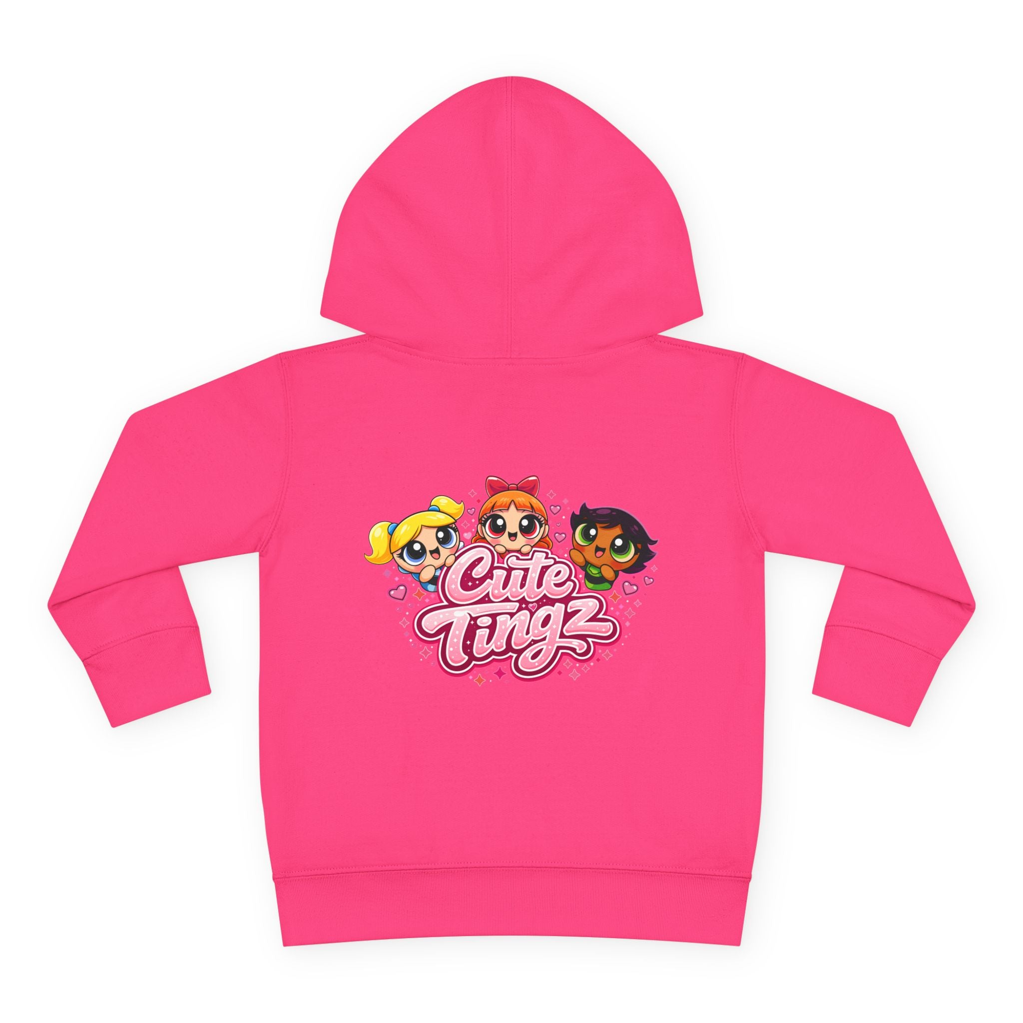 Toddler Hoodie — Cute Tingz Cartoon Girls Pullover Fleece