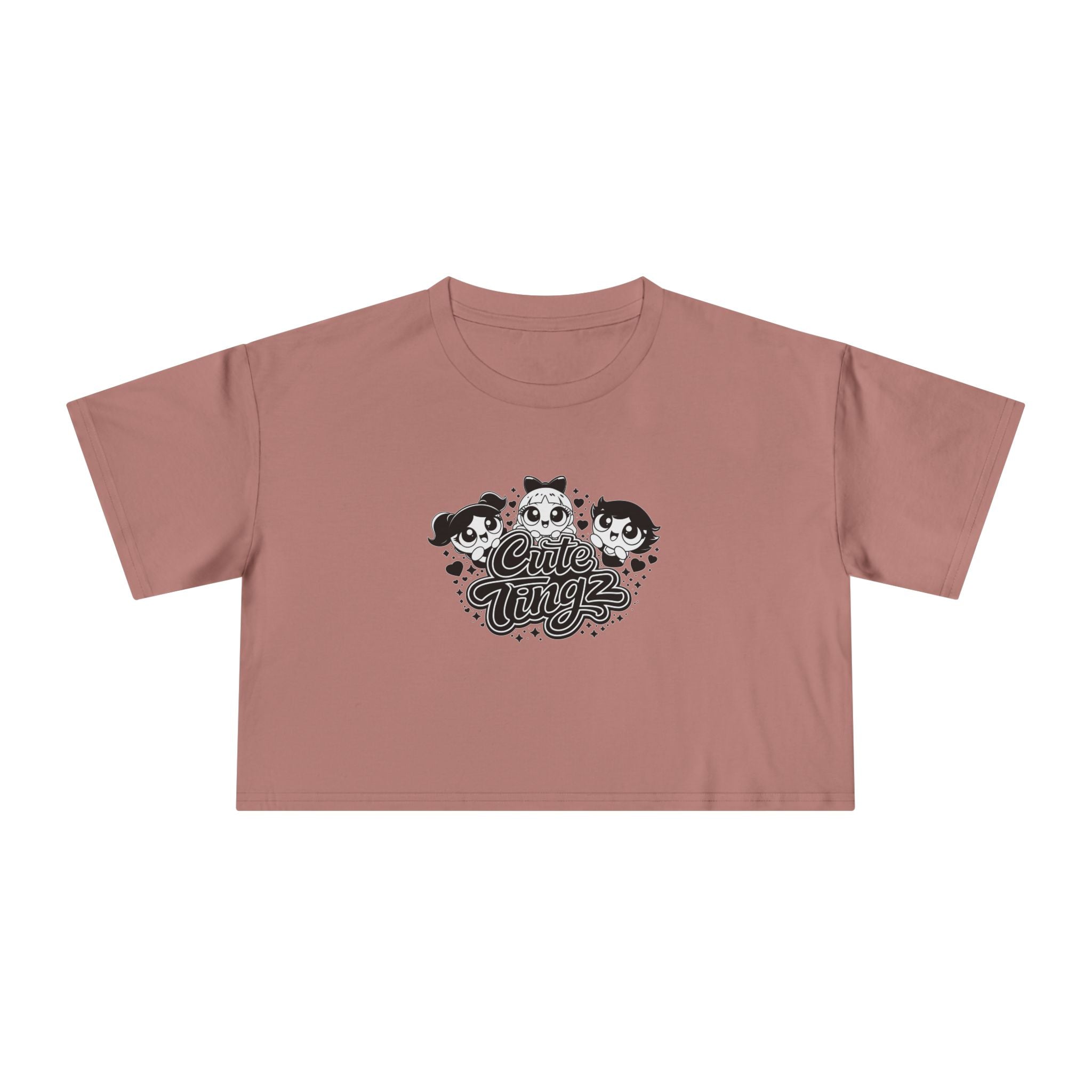 Cute Tingz graphic Crop Tee