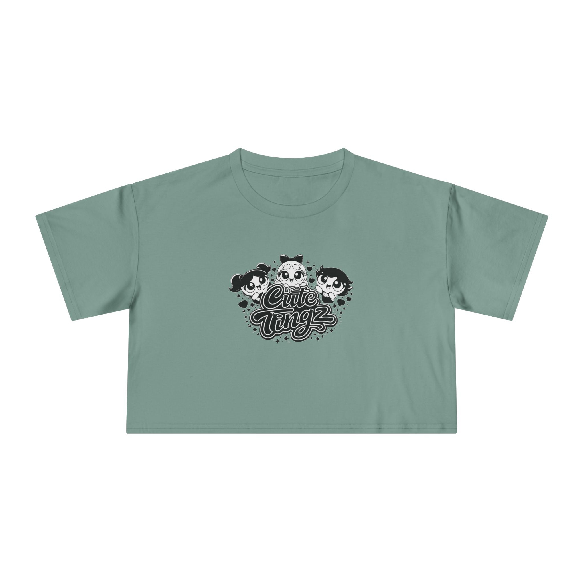 Cute Tingz graphic Crop Tee