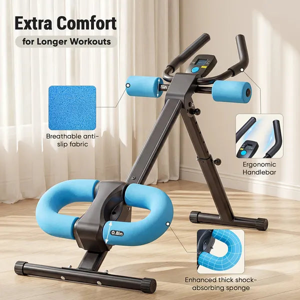 Adjustable Foldable Ab Machine For Home Gym