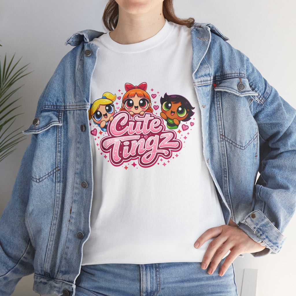 Adult Cute Tingz cartoon girls Trio T-Shirt