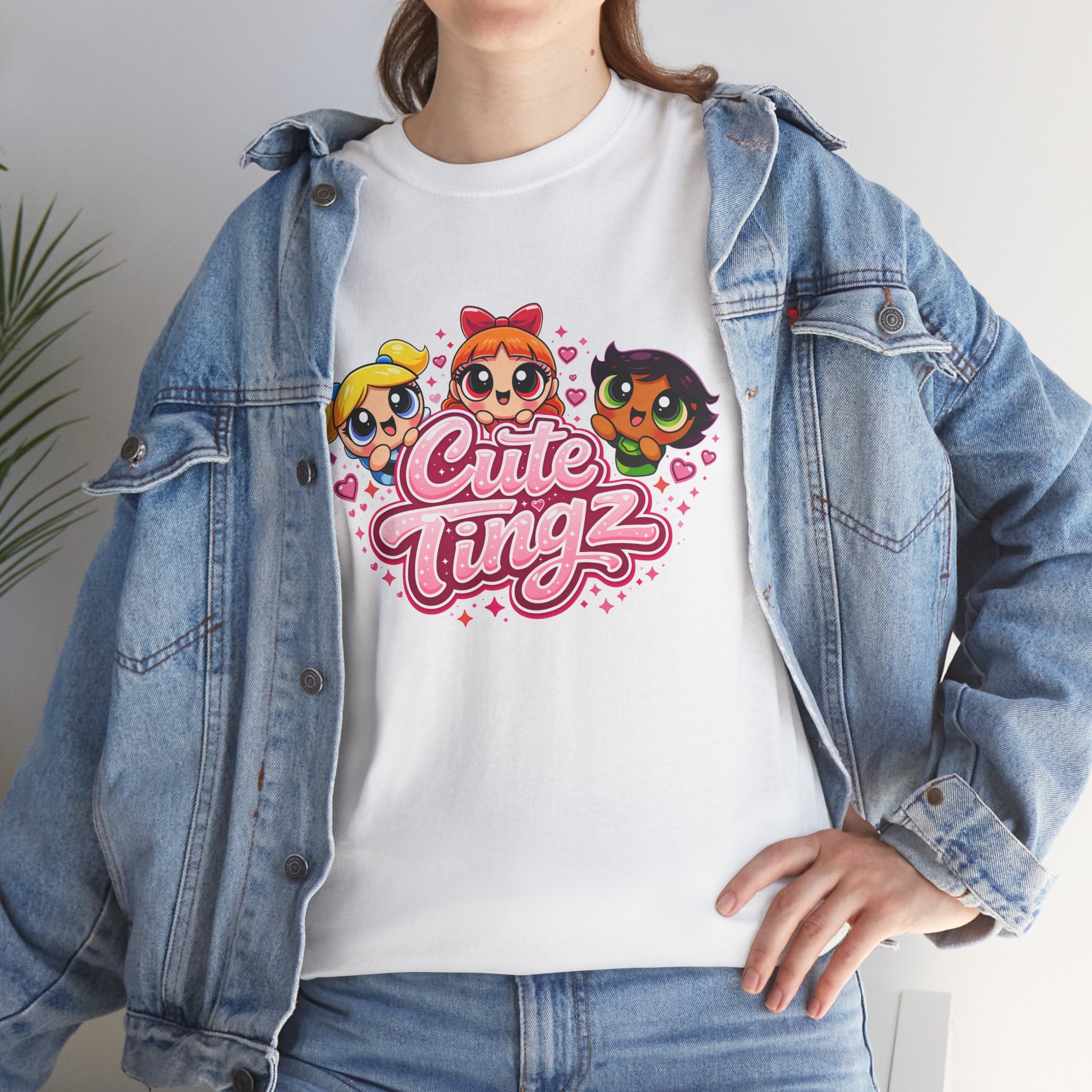 Adult Cute Tingz cartoon girls Trio T-Shirt