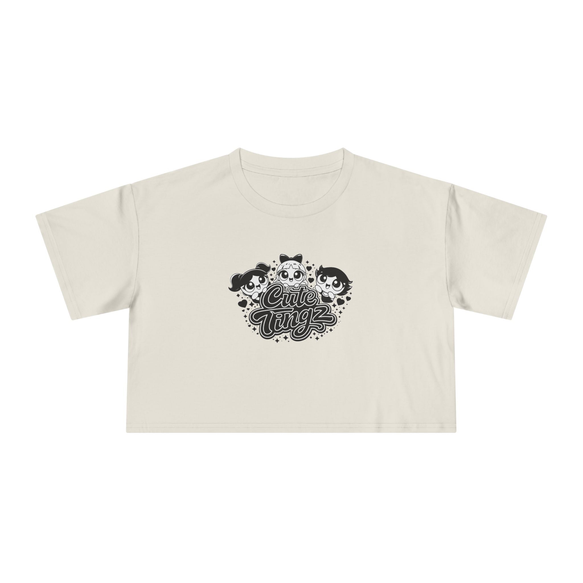 Cute Tingz graphic Crop Tee
