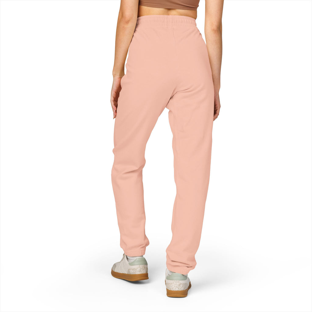 Unisex Sarcasm University  Sweatpants — Minimal Embroidered Logo Fleece Joggers