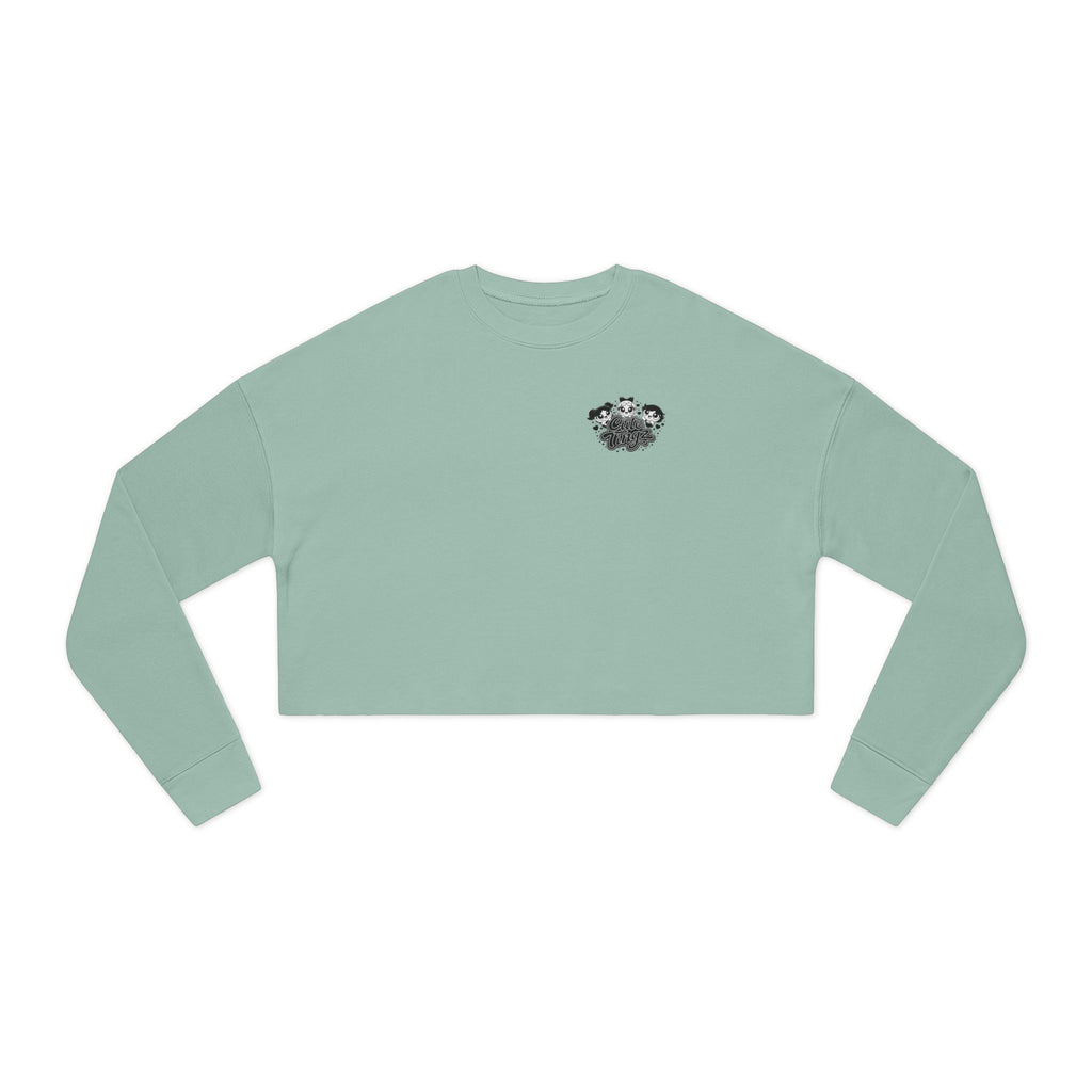 Cute Tingz Cropped Sweatshirt - Cute Kawaii Graphic